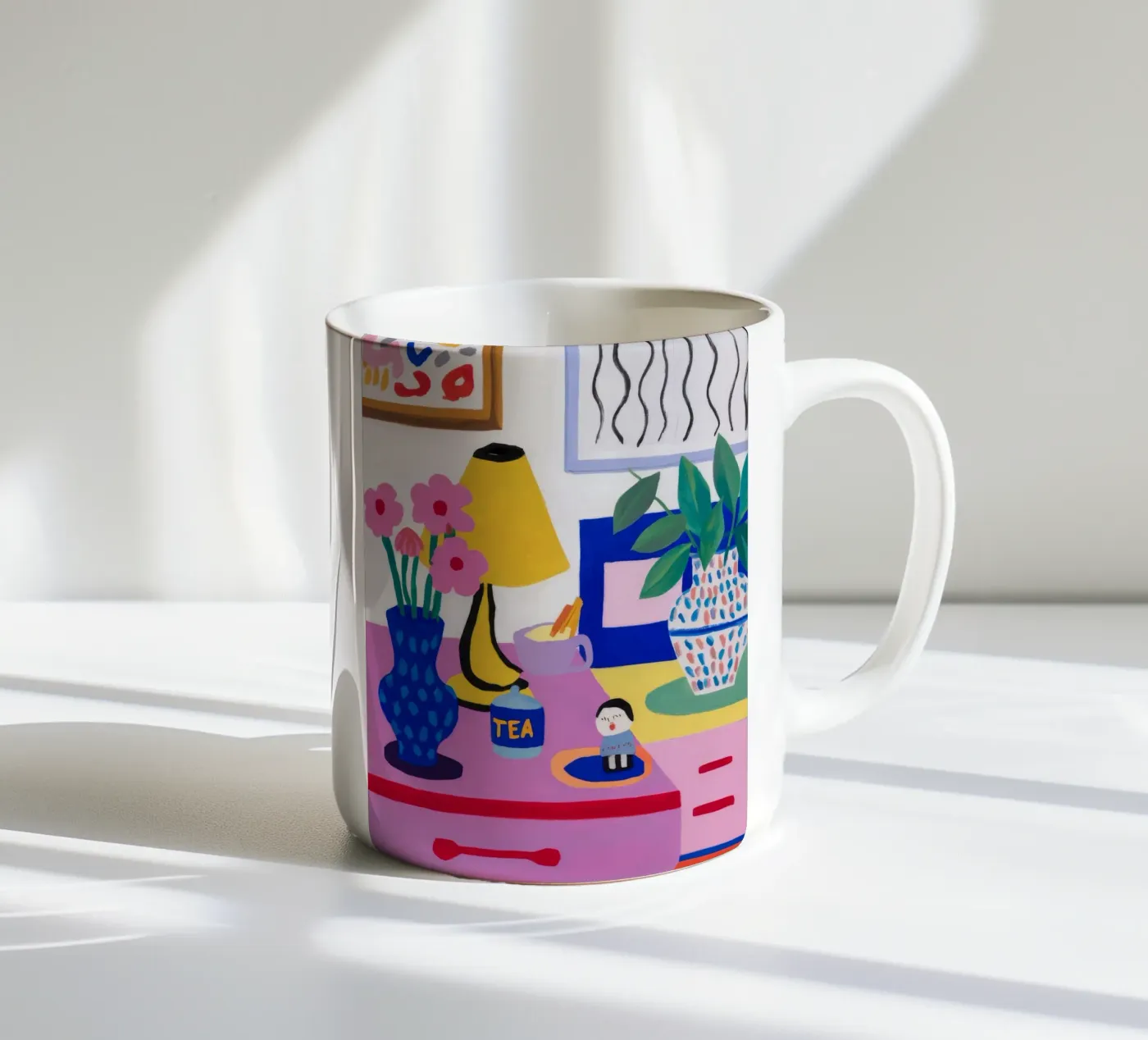 Scrivania Bloom Whimsy tazza in ceramica da Aurora Muse