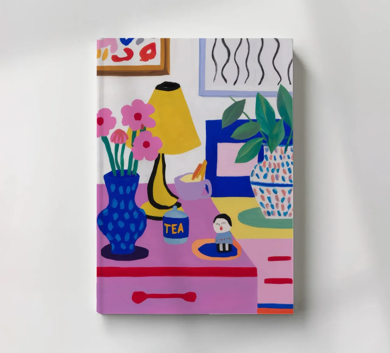 Desk Bloom Whimsy notebook by Aurora Muse