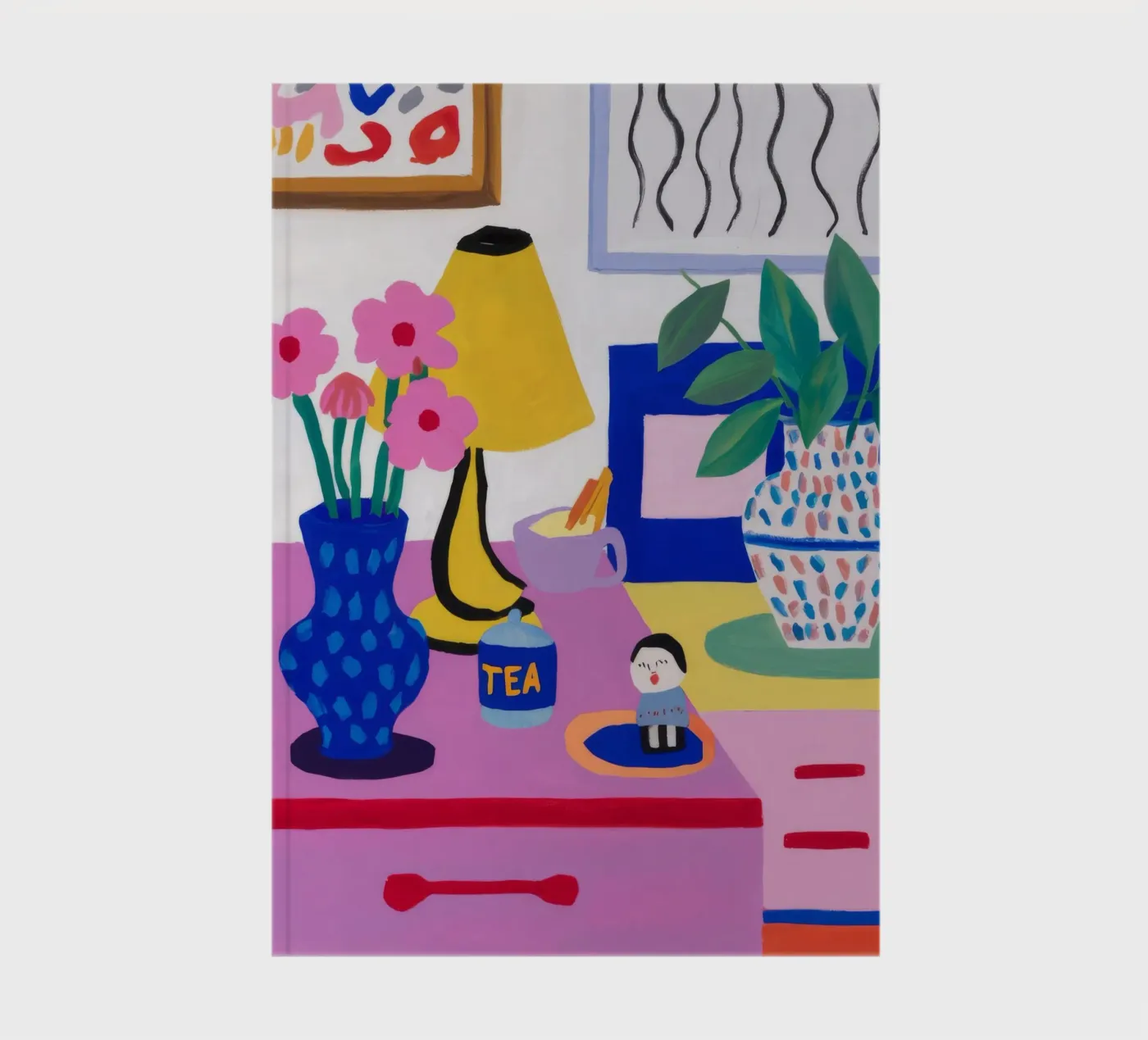 Desk Bloom Whimsy Notizbuch von Aurora Muse