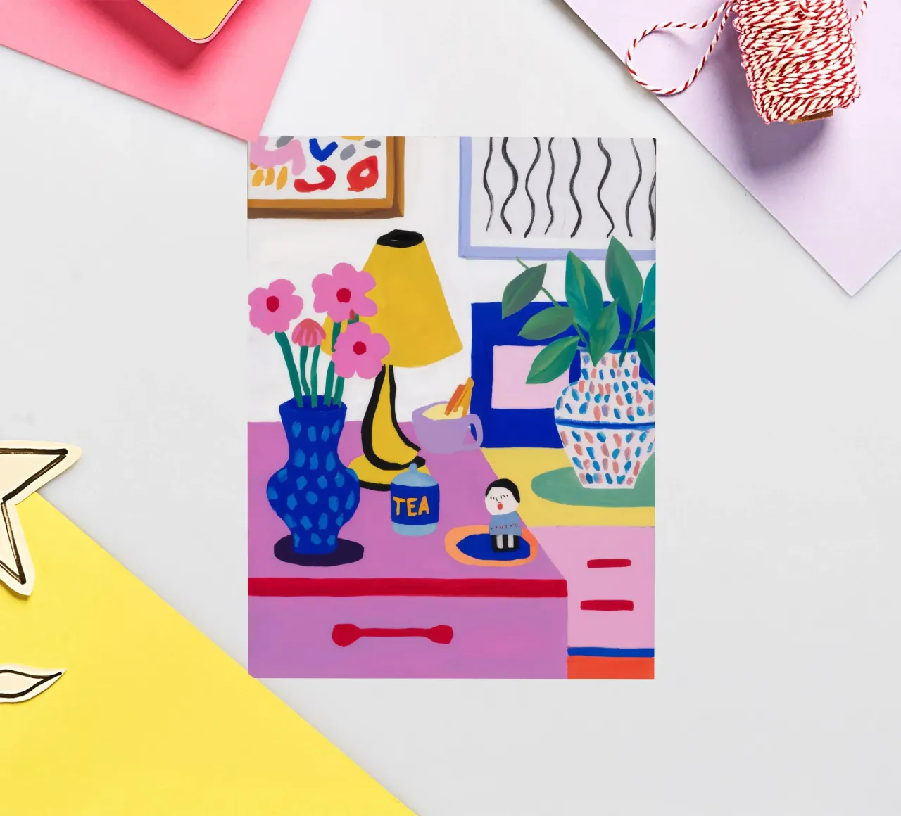 Desk Bloom Whimsy sticker by Aurora Muse