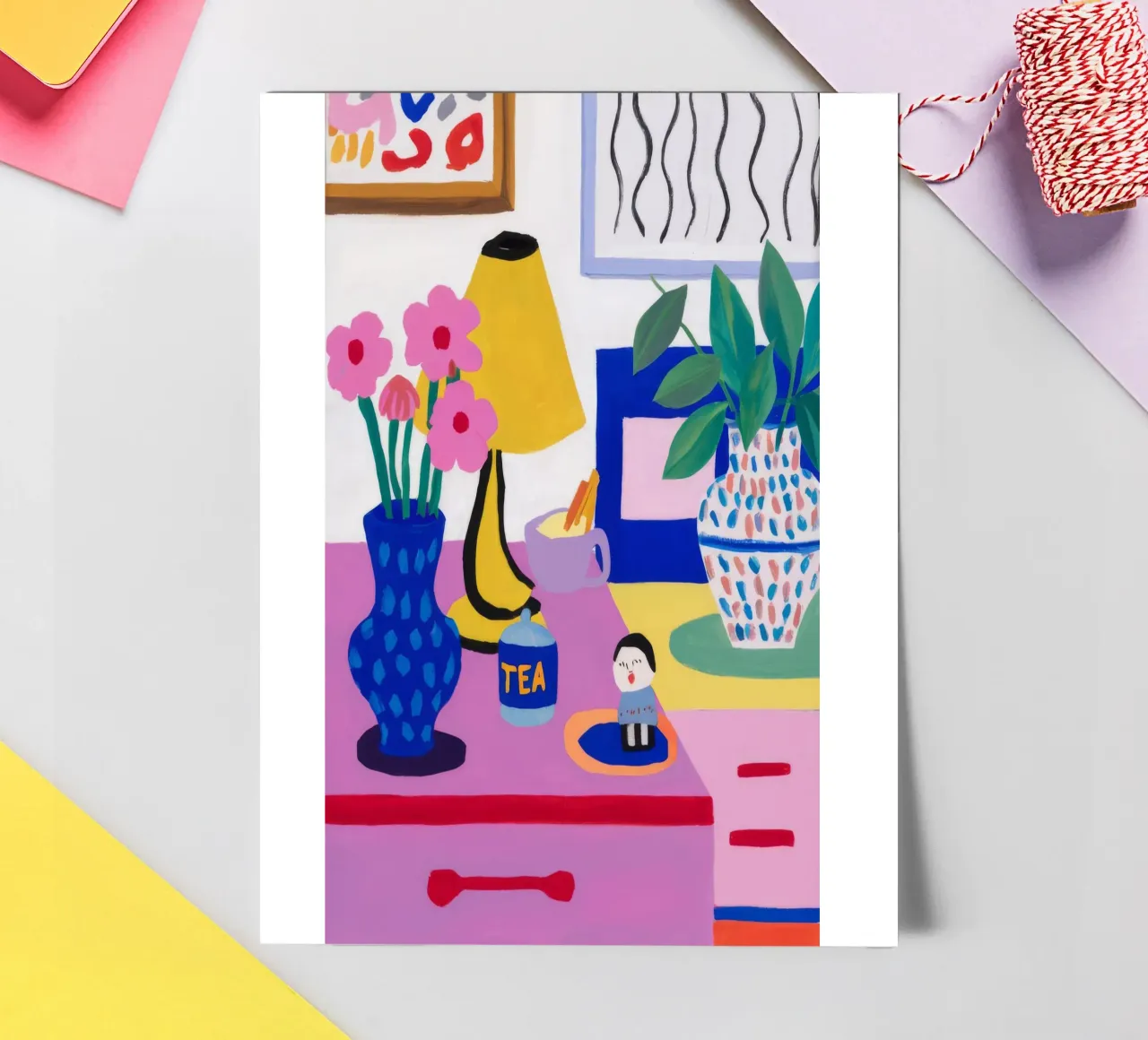 Desk Bloom Whimsy sticker sheet by Aurora Muse