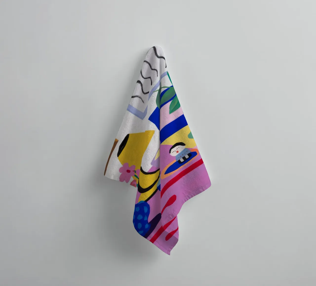 Desk Bloom Whimsy towel by Aurora Muse