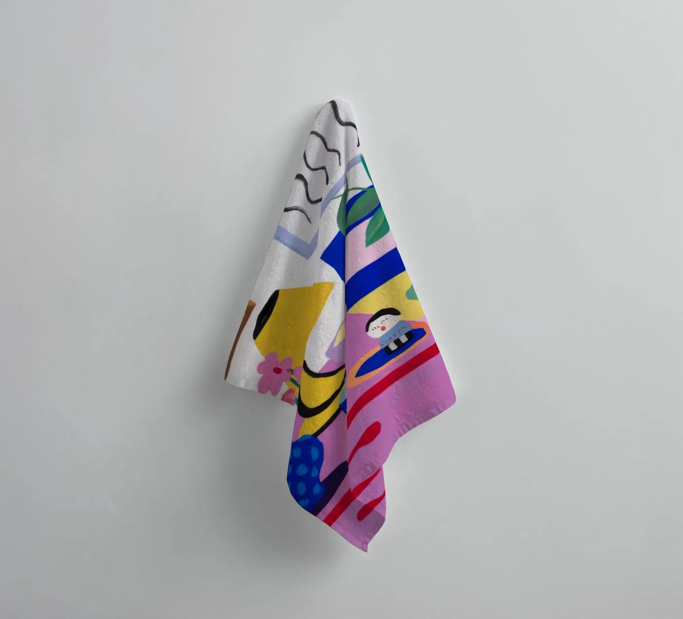 Desk Bloom Whimsy towel by Aurora Muse