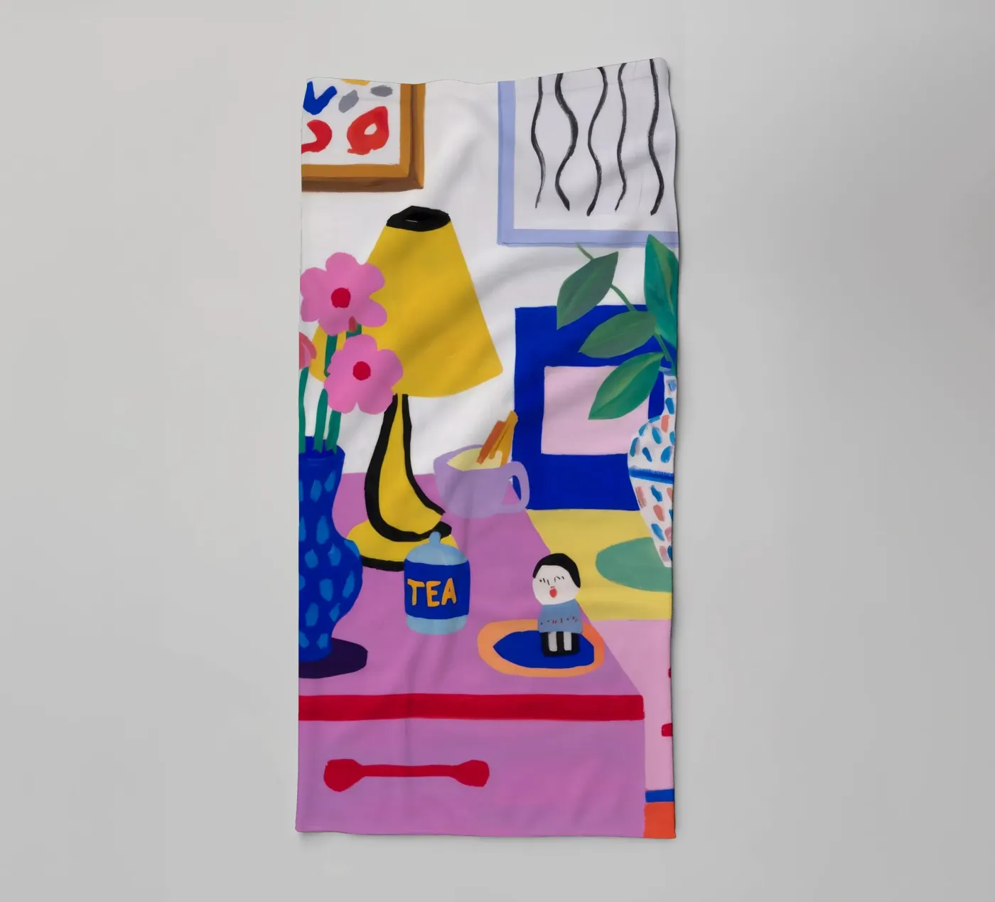 Desk Bloom Whimsy towel by Aurora Muse