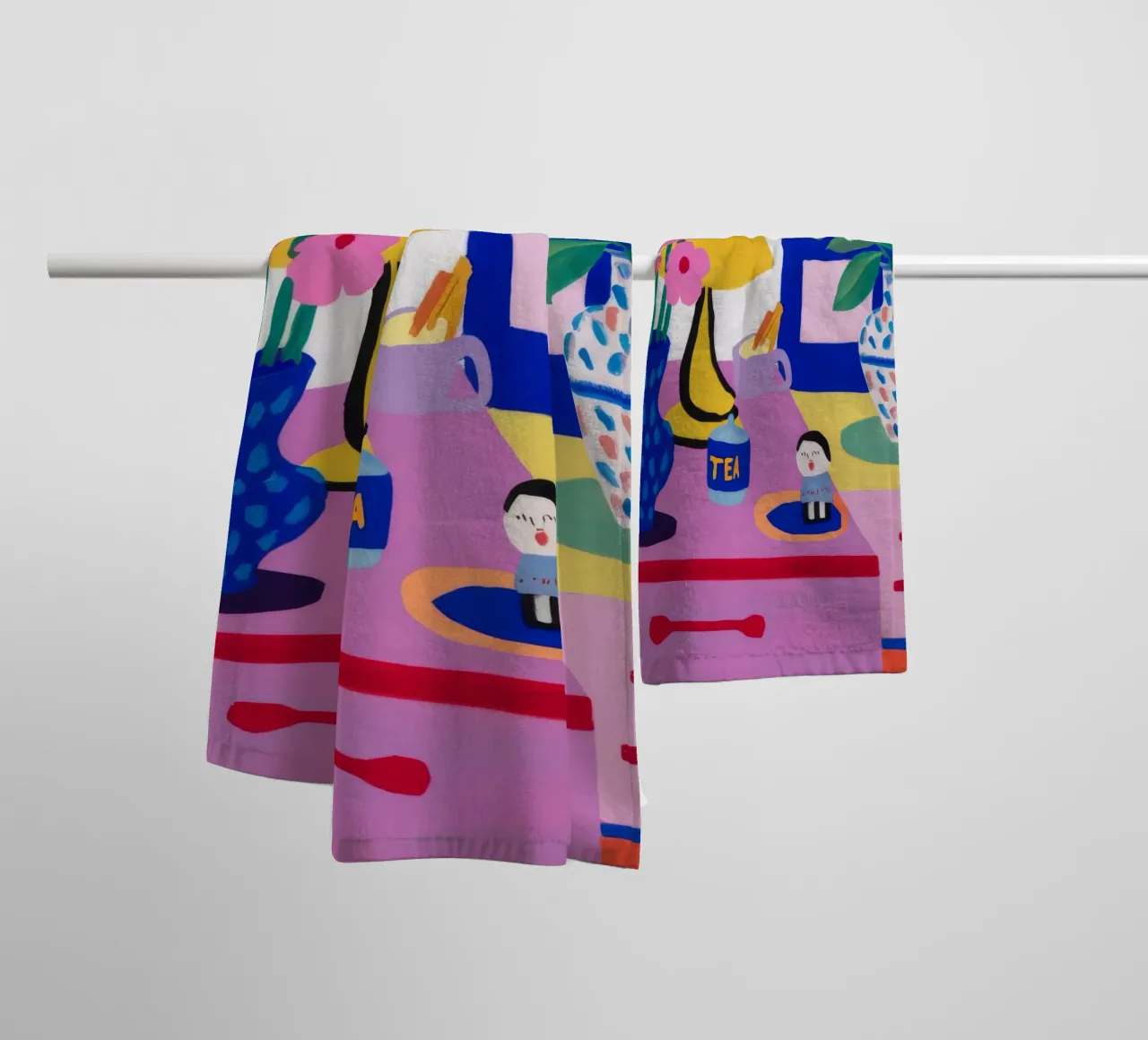 Desk Bloom Whimsy towel by Aurora Muse