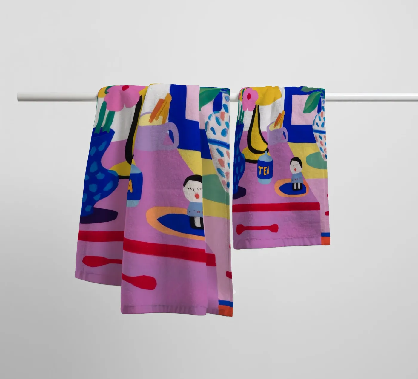 Desk Bloom Whimsy towel by Aurora Muse