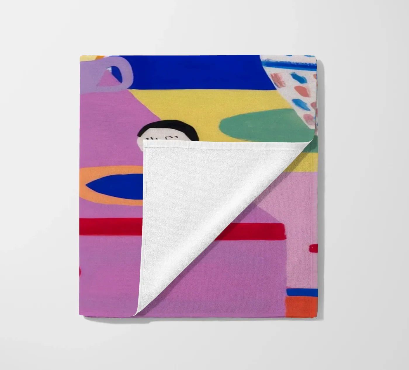 Desk Bloom Whimsy strandhanddoek van Aurora Muse