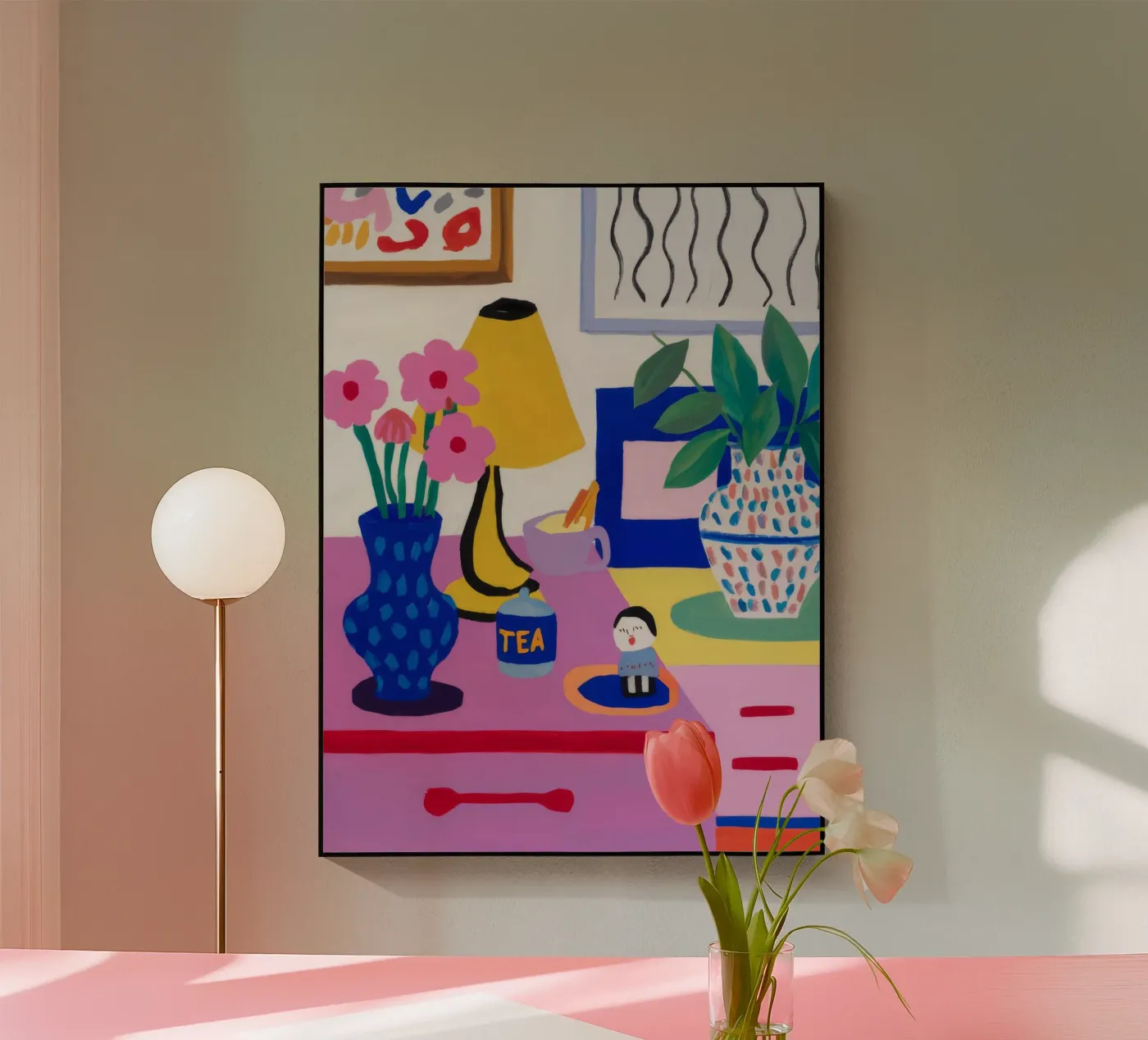 Desk Bloom Whimsy plexiglas de Aurora Muse