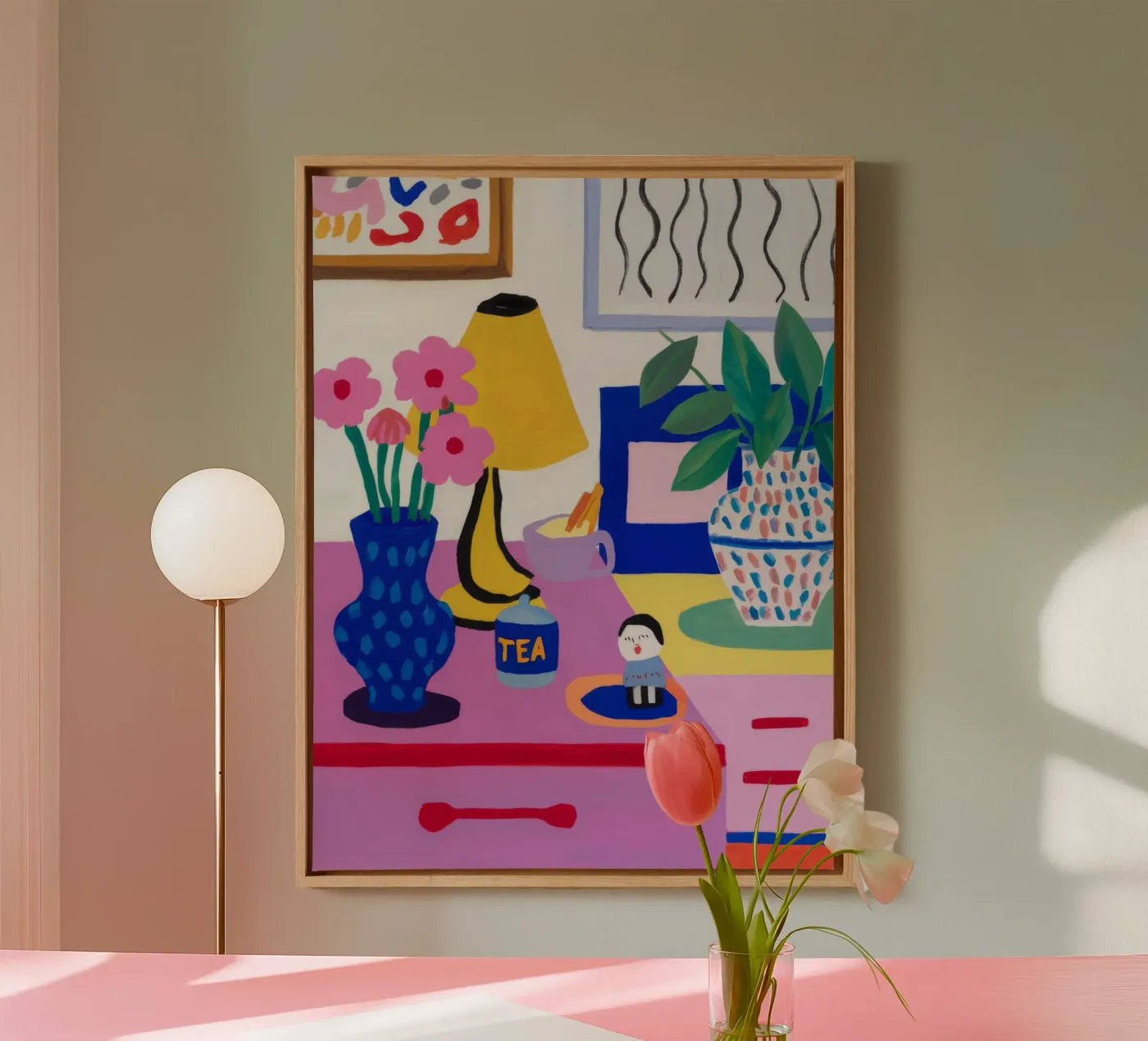 Desk Bloom Whimsy tela da Aurora Muse