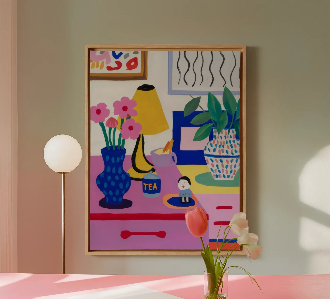 Bureau Bloom eigenzinnigheid canvas van Aurora Muse