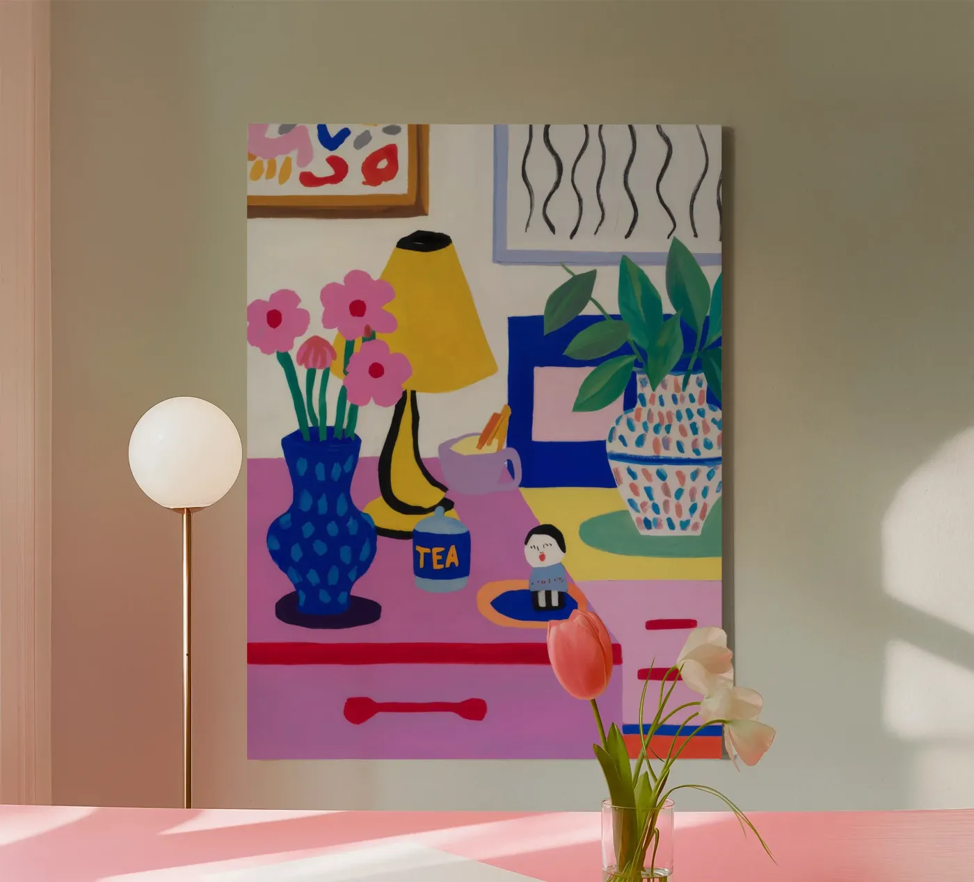 Desk Bloom Whimsy tela da Aurora Muse