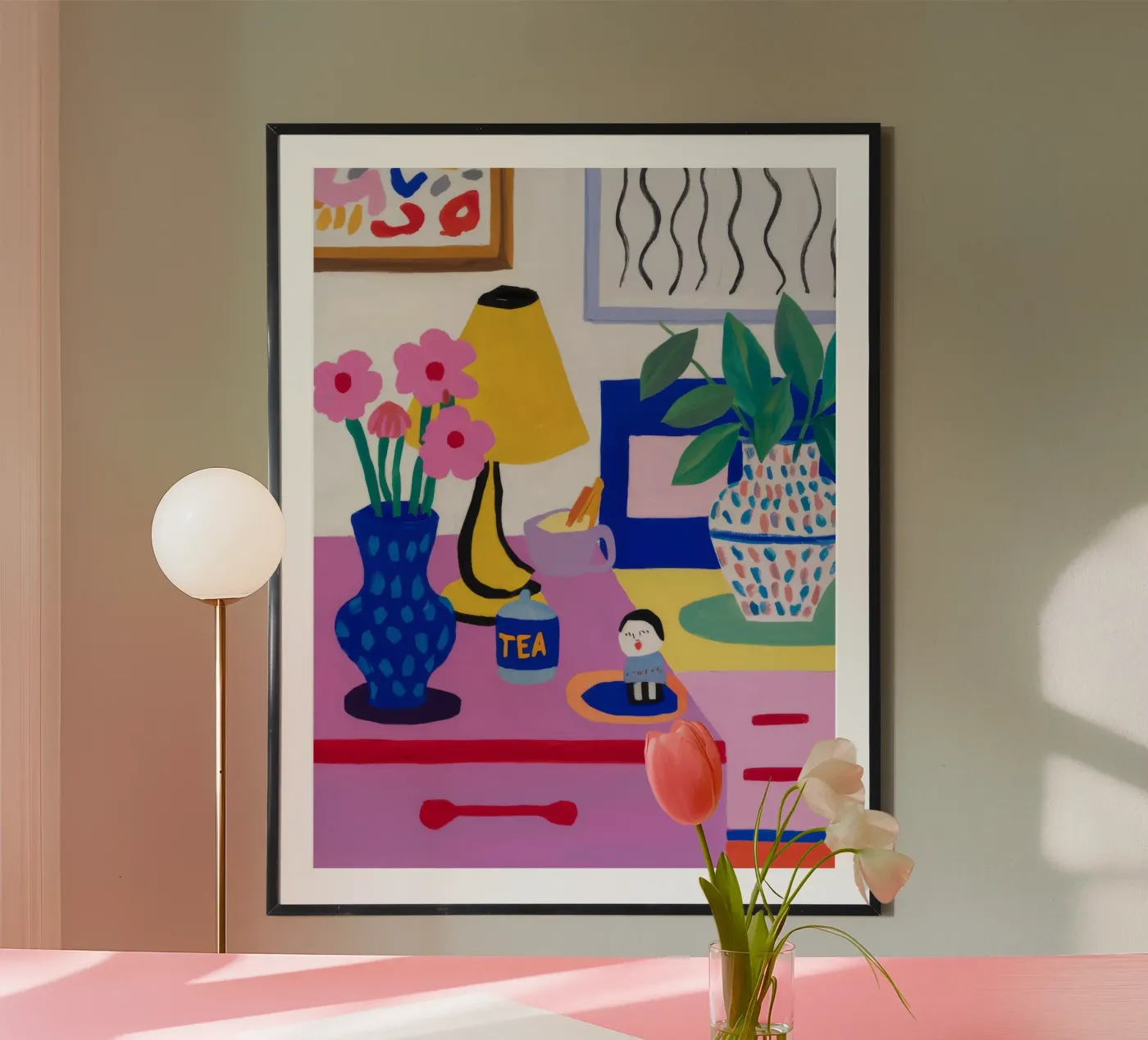 Desk Bloom Whimsy Poster von Aurora Muse