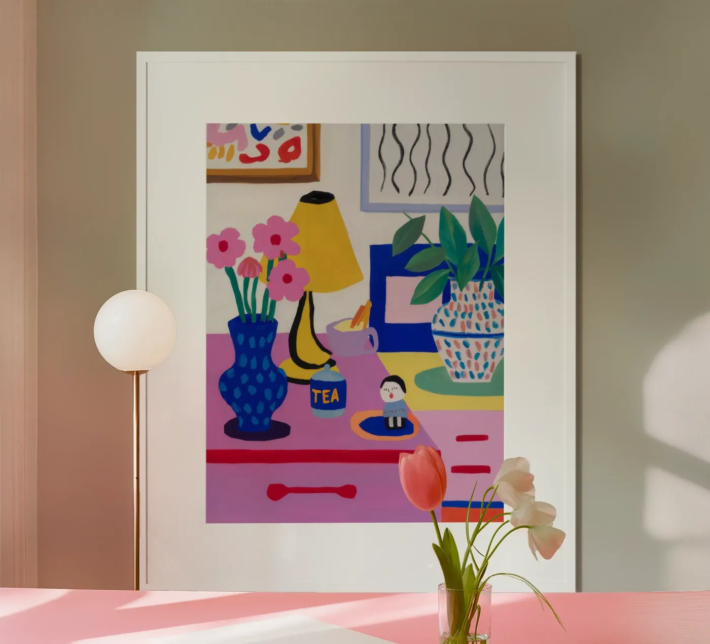 Desk Bloom Whimsy Poster von Aurora Muse