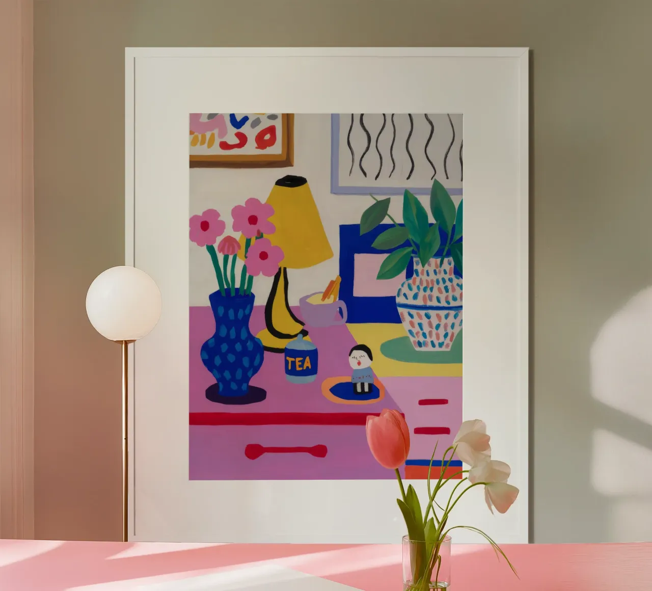 Bureau Bloom Whimsy poster de Aurora Muse