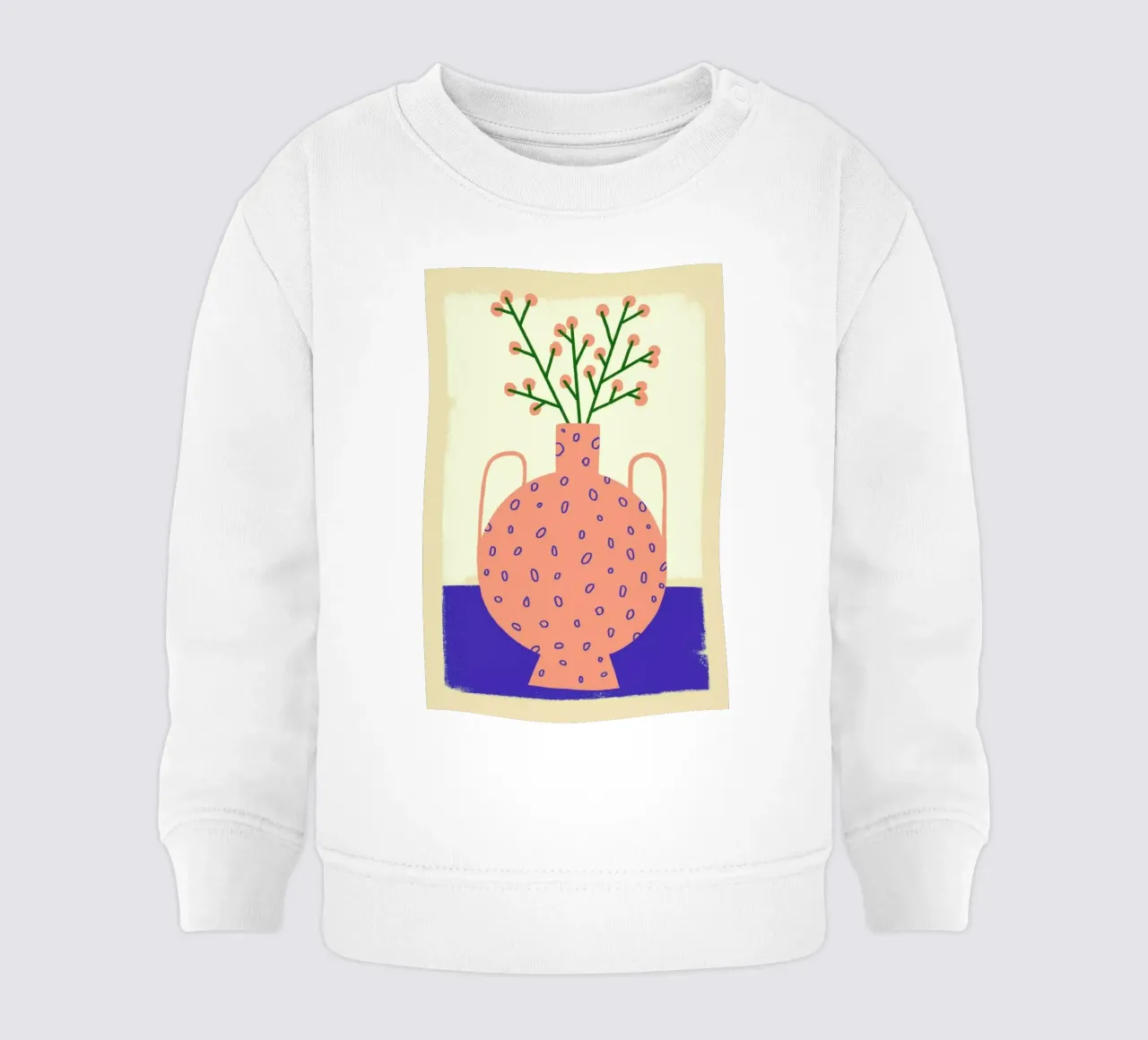 Hollyberry baby sweatshirt by Pure