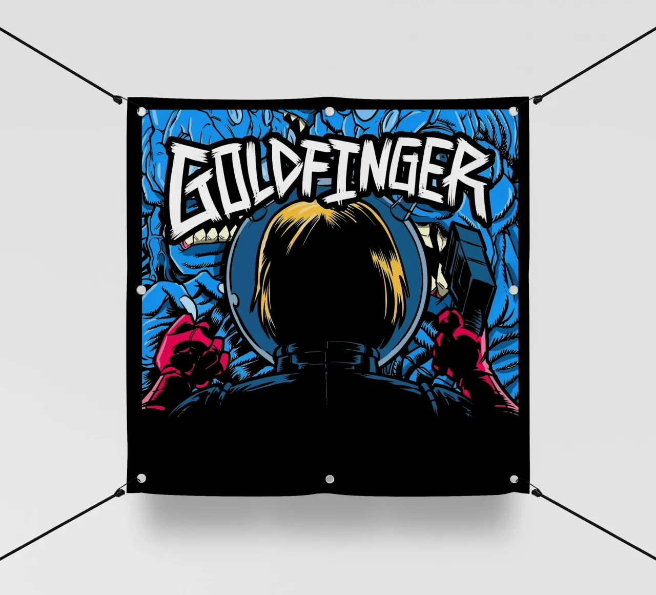 Goldfinger pvc-zeil van Nadirsungga