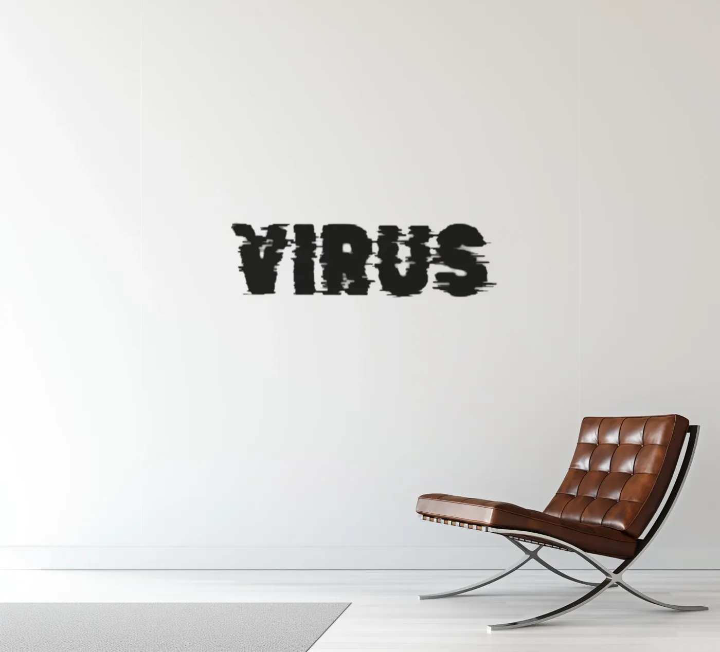 Virus fotobehang van Olivia Creator