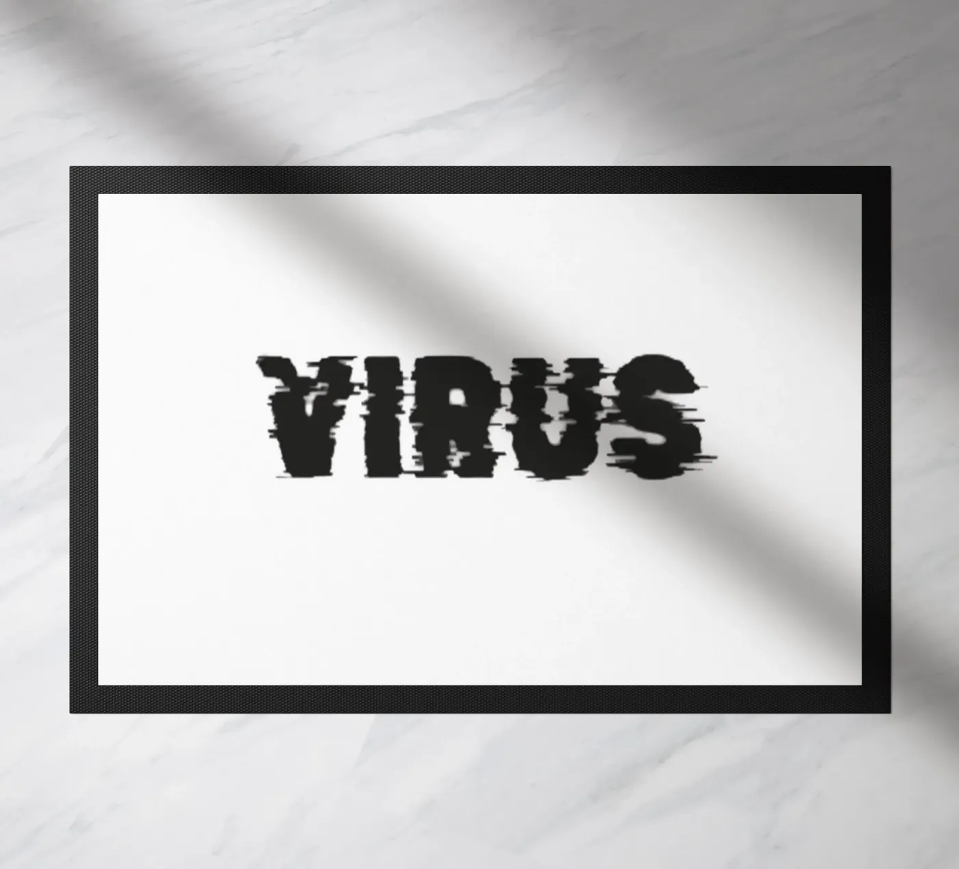 Virus doormat by Olivia Creator