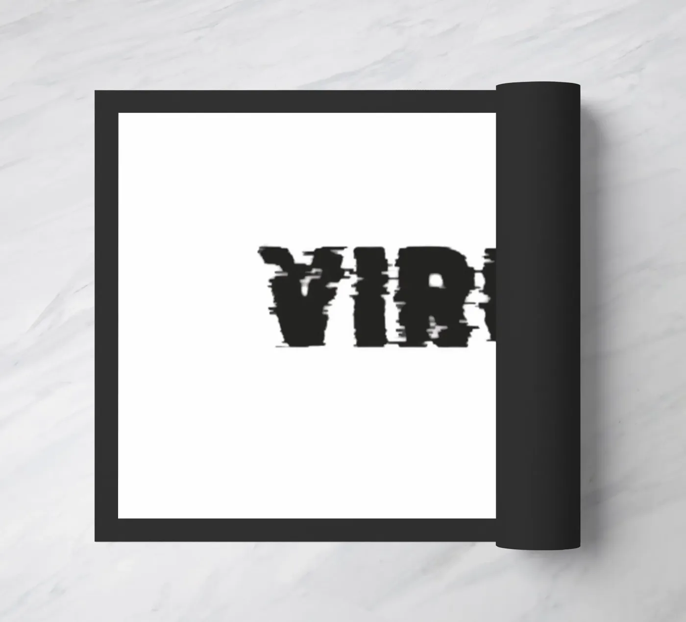 Virus doormat by Olivia Creator