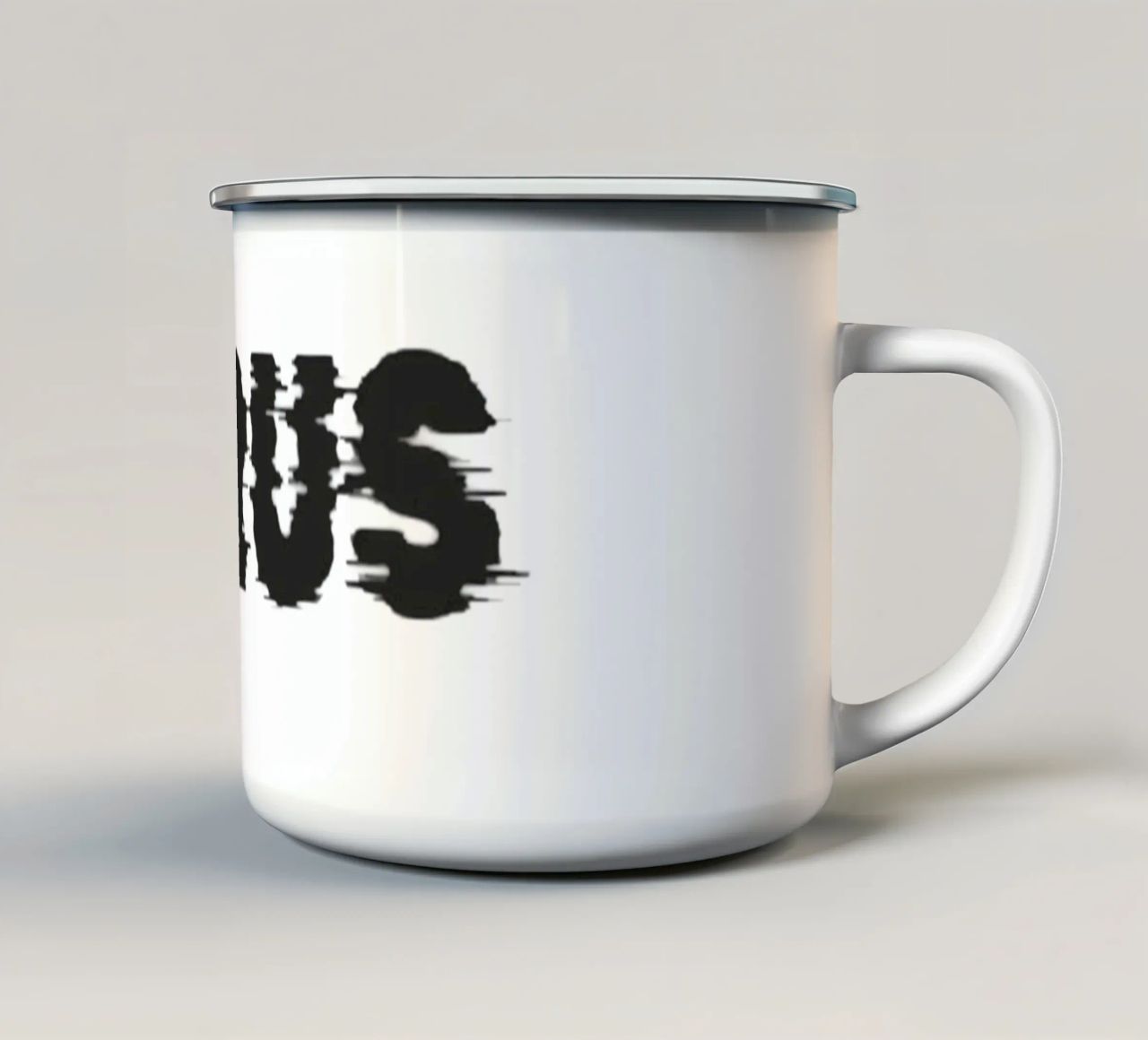 Virus tazza in smalto da Old Soul Born