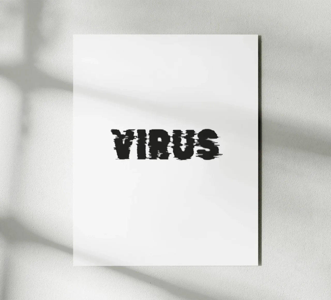 Virus alluminio dibond da Olivia Creator