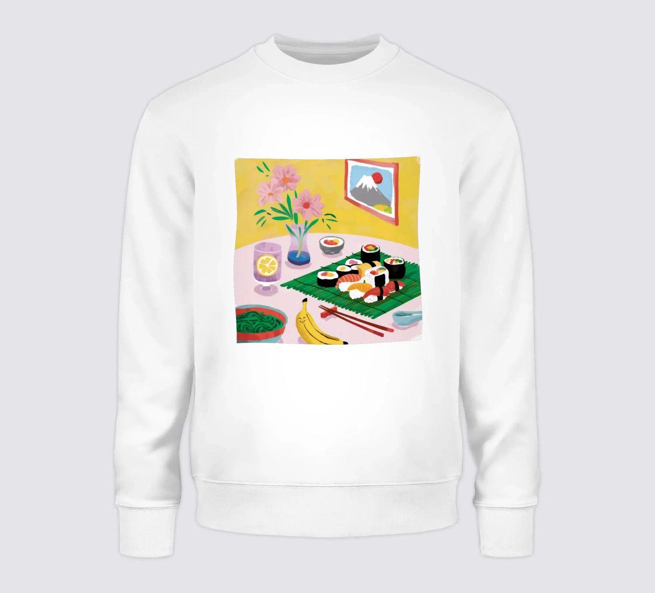 Sushi View Tranquilo sudadera de Aurora Muse