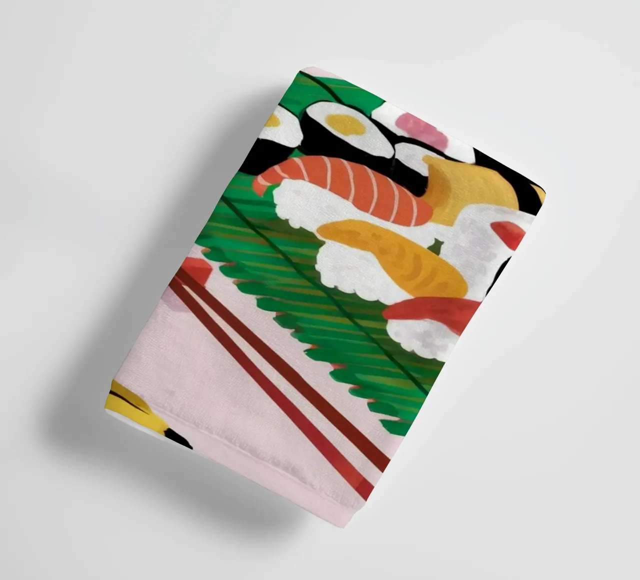 Sushi View Tranquil towel by Aurora Muse
