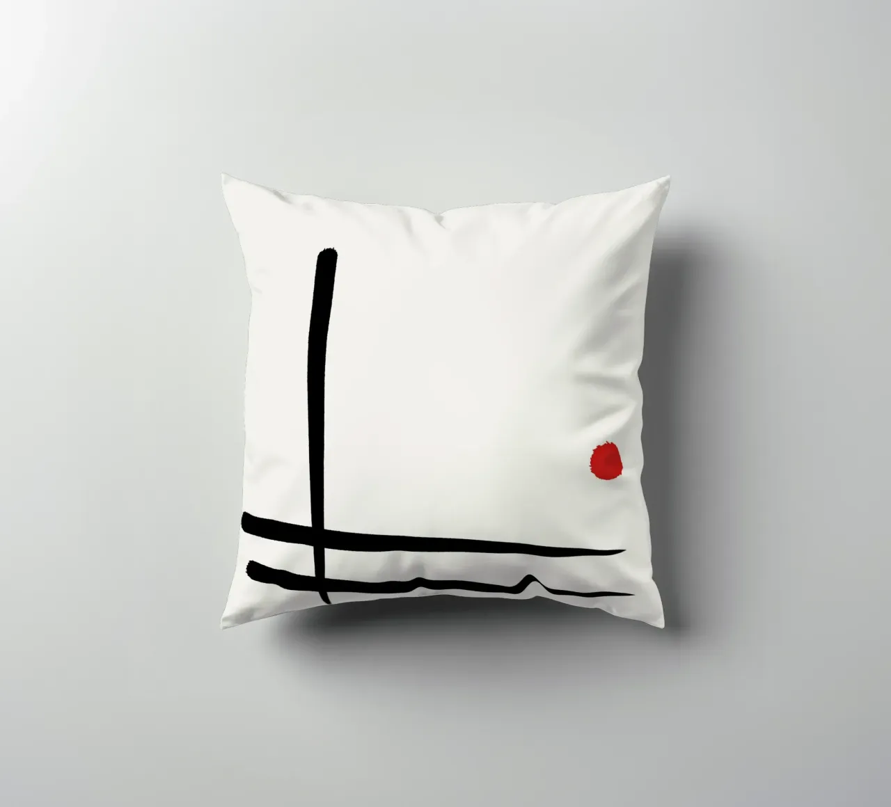 Japandi minimalist artwork I cuscino da Imaginative