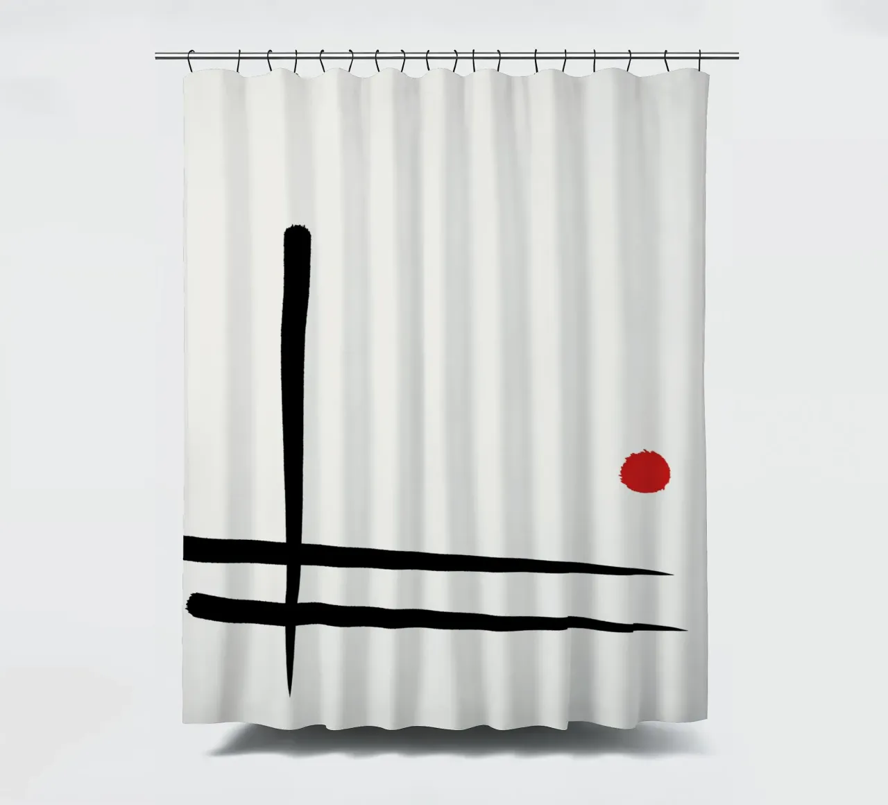 Japandi minimalist artwork I tenda da doccia da Imaginative