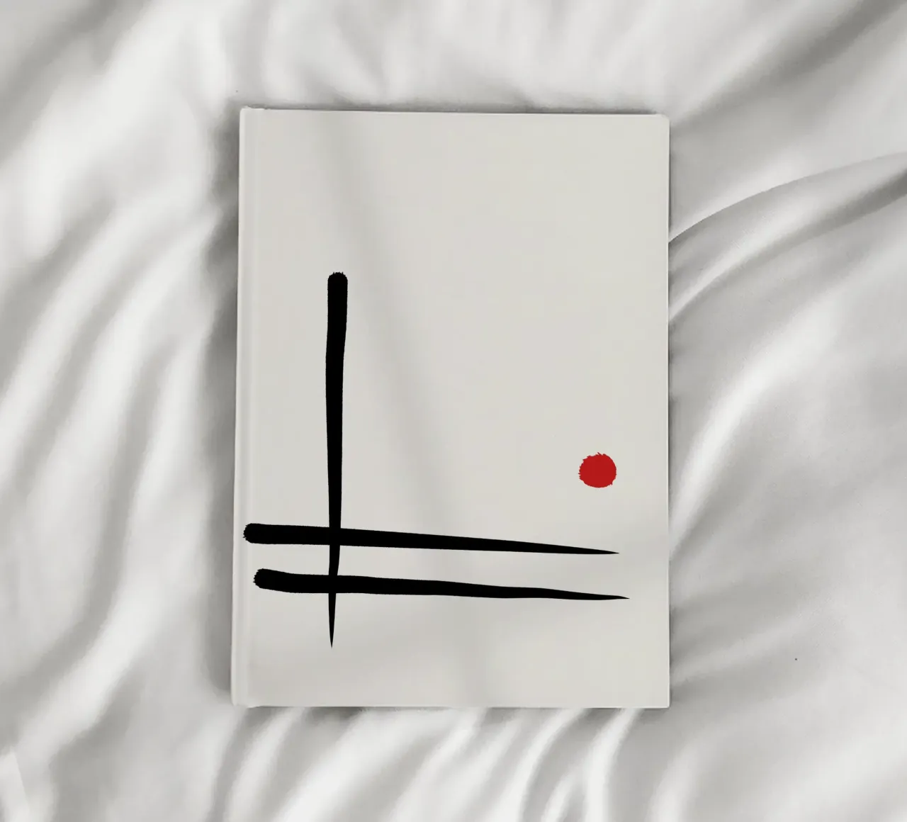 Japandi minimalist artwork I notebook by Imaginative