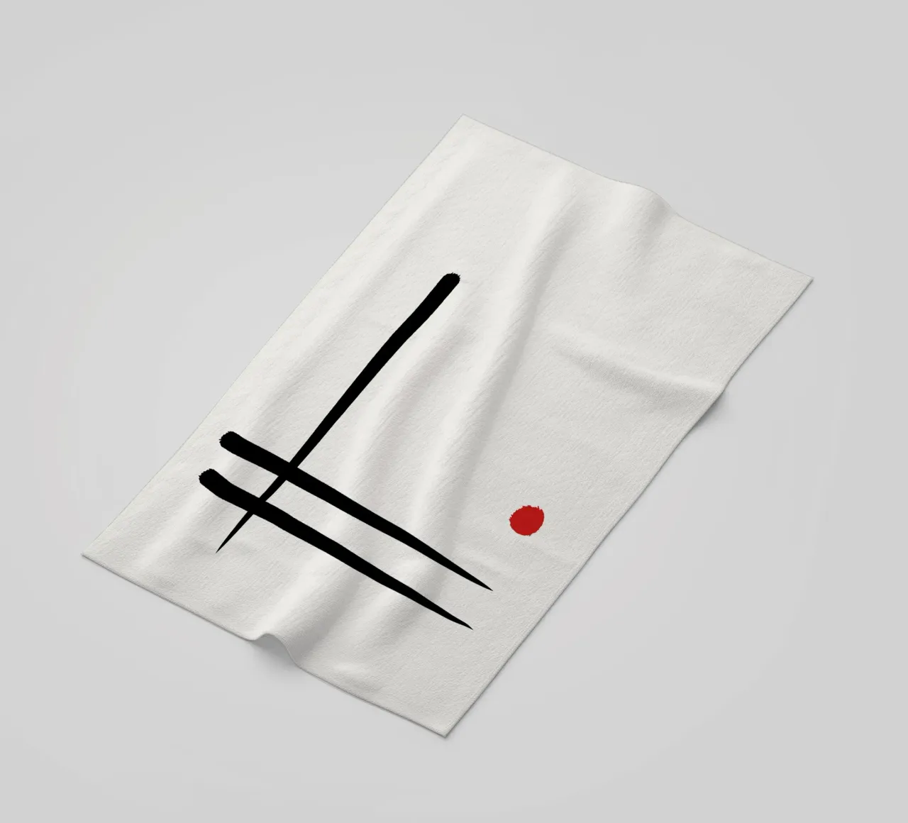 Japandi minimalist artwork I telo mare da Imaginative