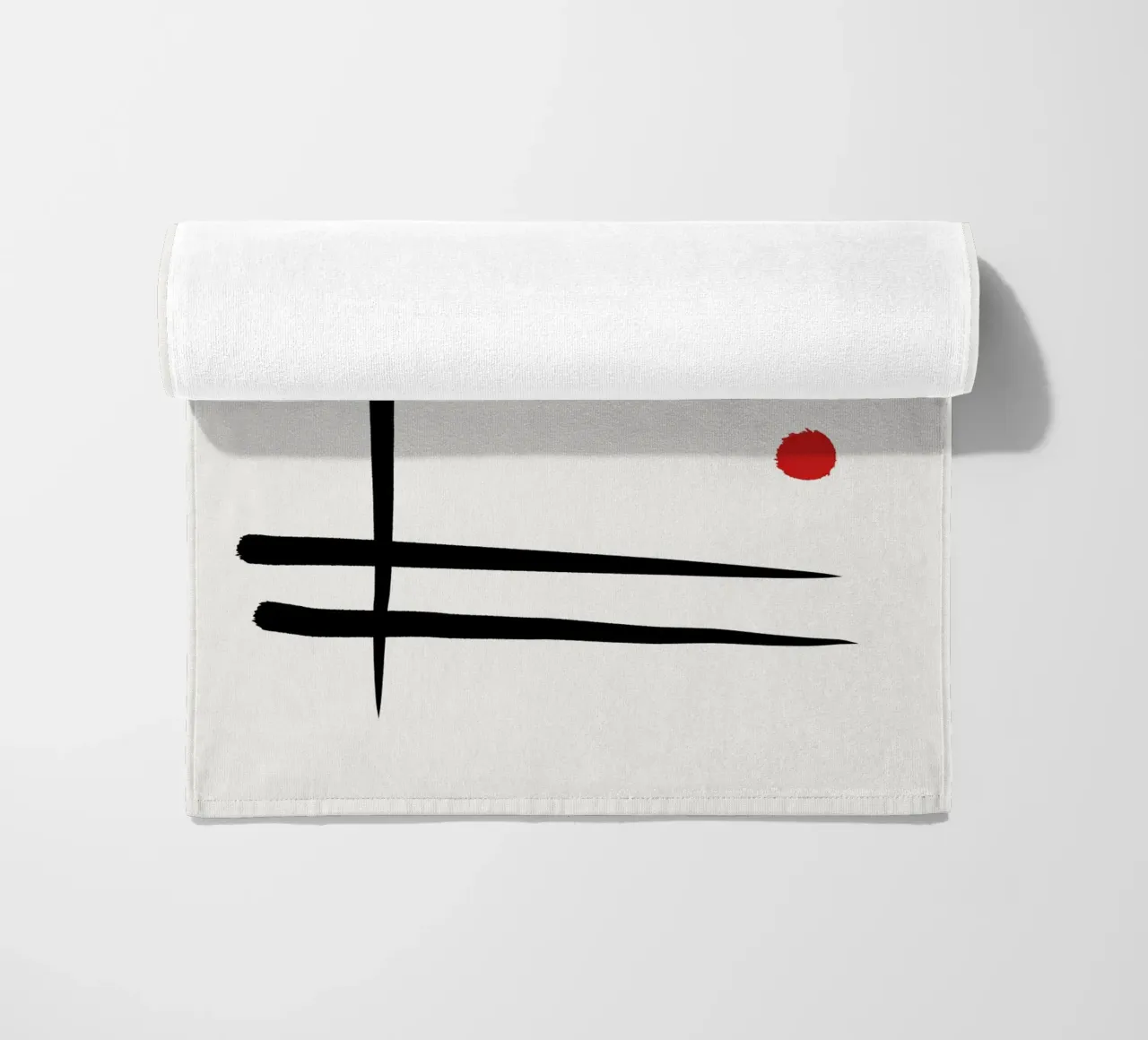Japandi minimalist artwork I telo mare da Imaginative