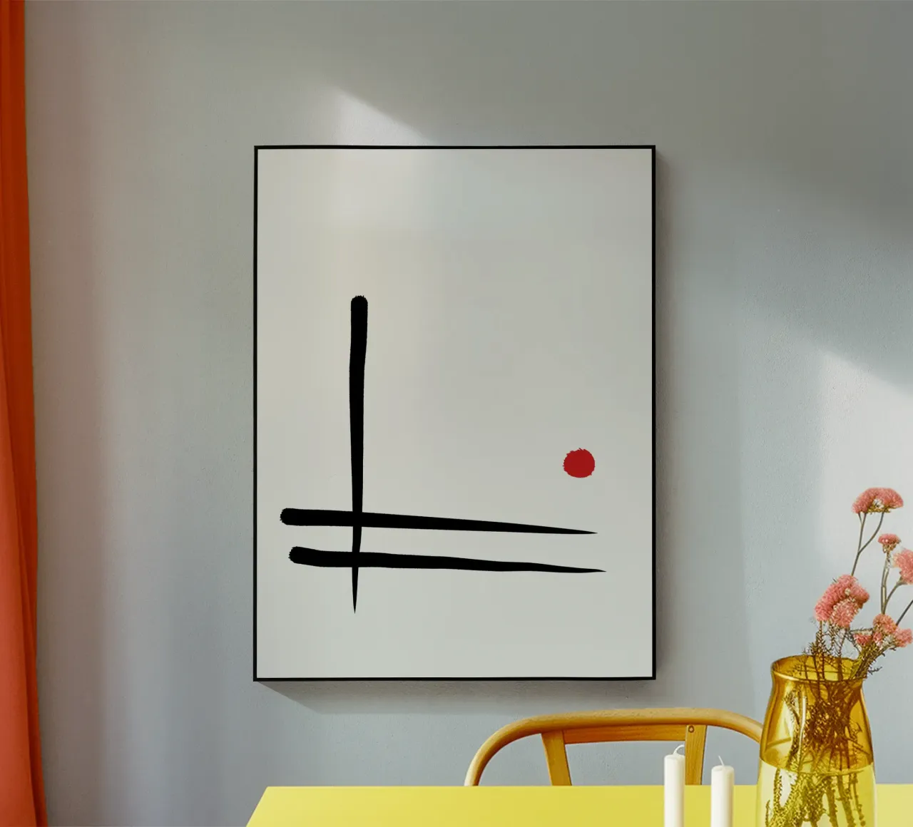 Japandi minimalist artwork I plexiglass da Imaginative