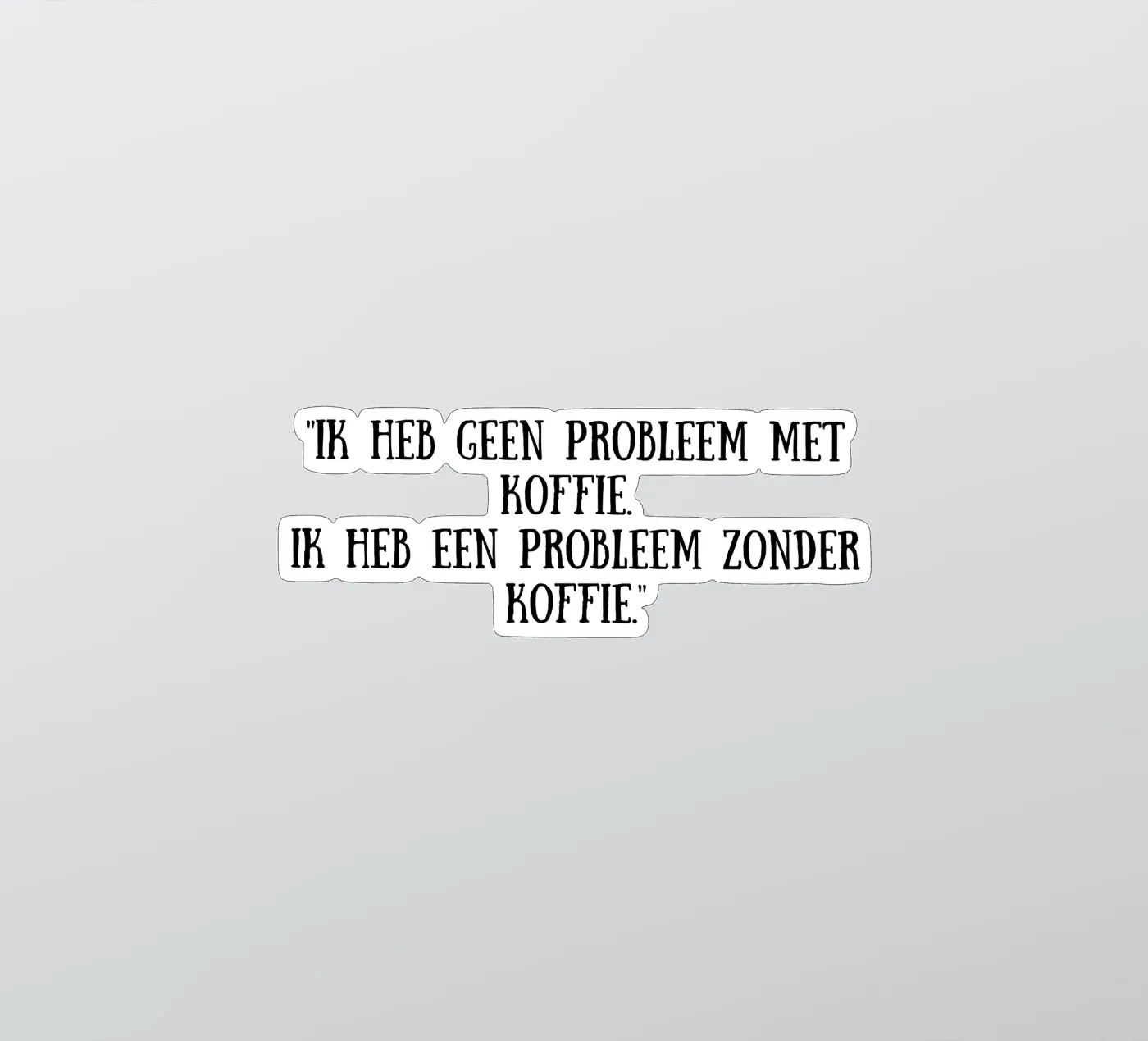 Kaffee Sticker von Quotes of the day