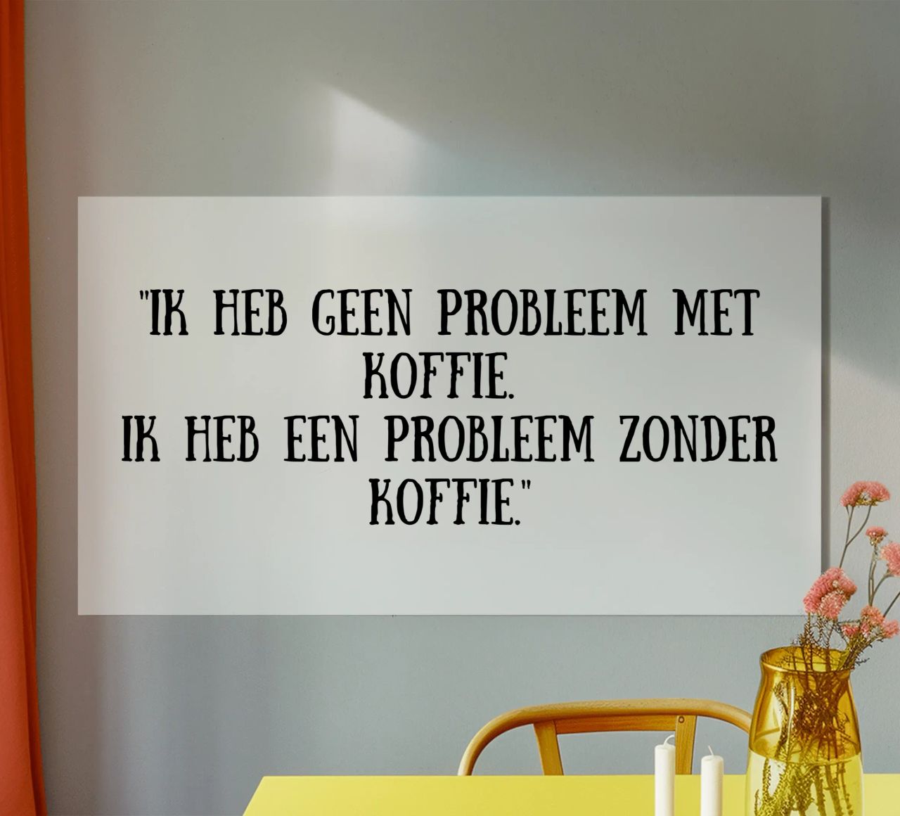 Caffè plexiglass da Quotes of the day
