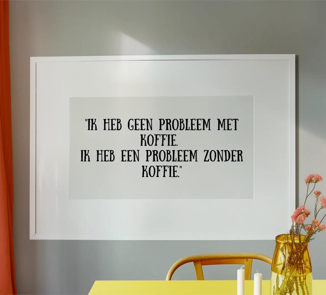 Caffè poster da Quotes of the day