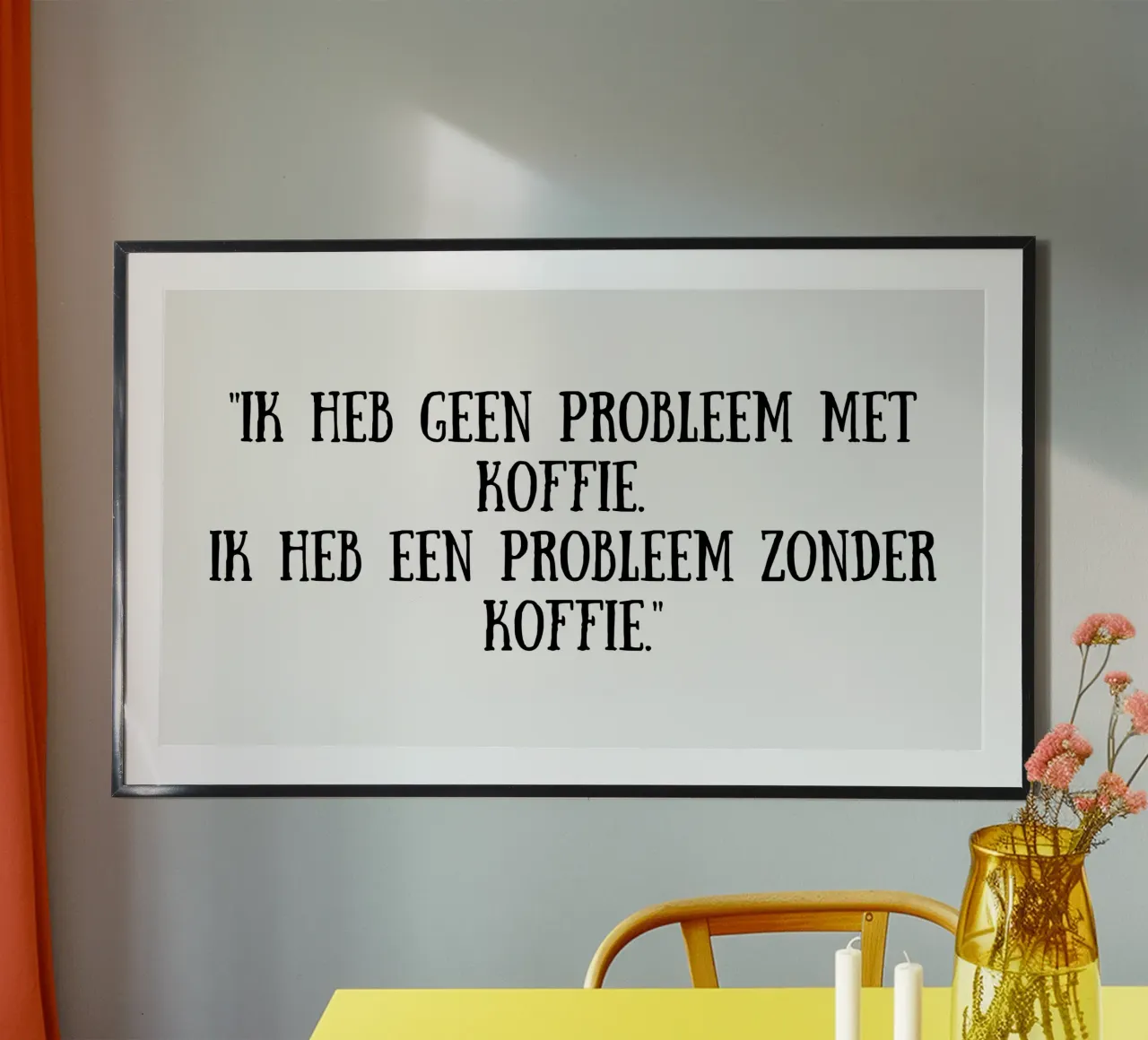 Caffè poster da Quotes of the day