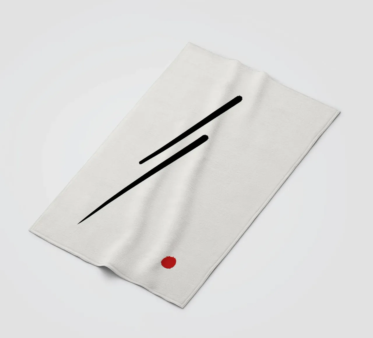 Japandi minimalist artwork II coperta in pile da Imaginative