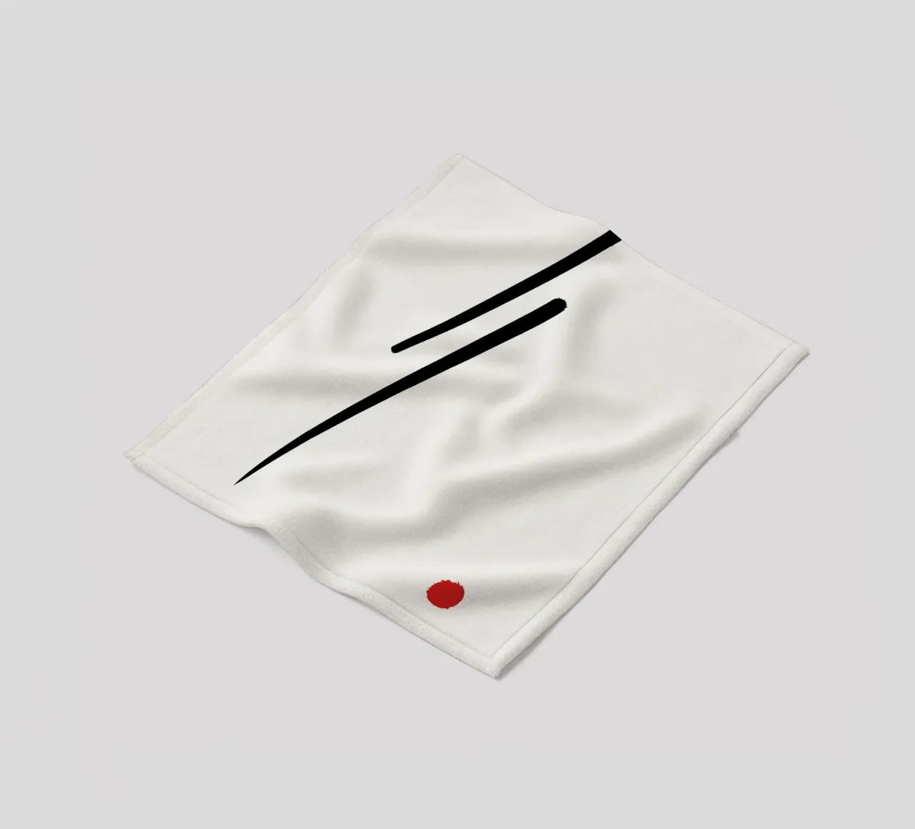 Japandi minimalist artwork II coperta in pile da Imaginative