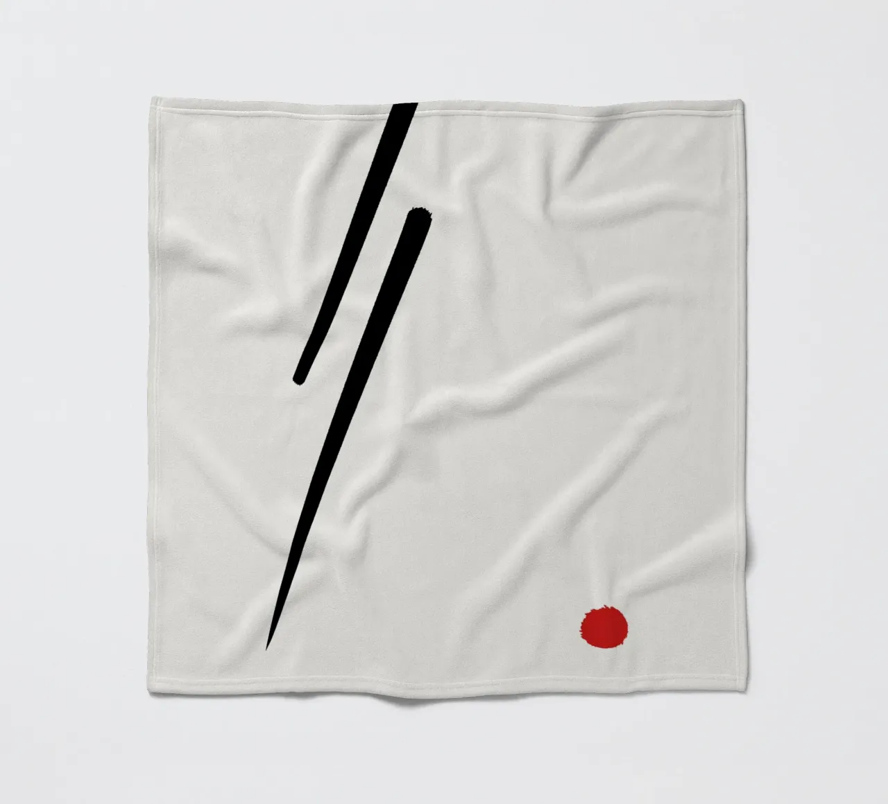 Japandi minimalist artwork II coperta in pile da Imaginative