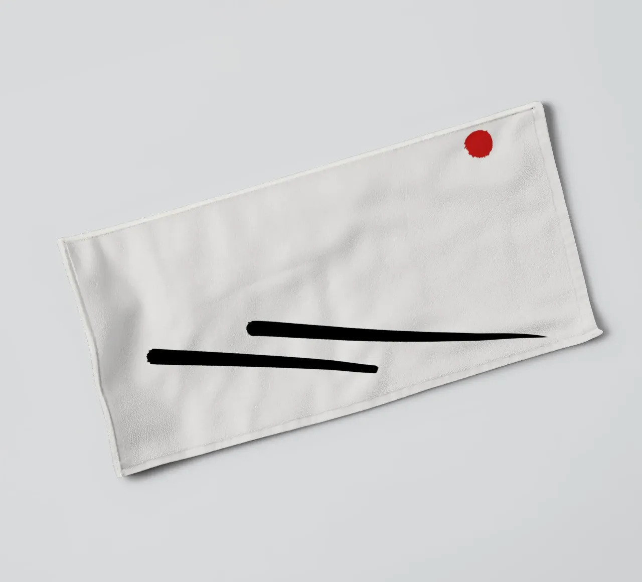 Japandi minimalist artwork II asciugamano da bagno da Imaginative