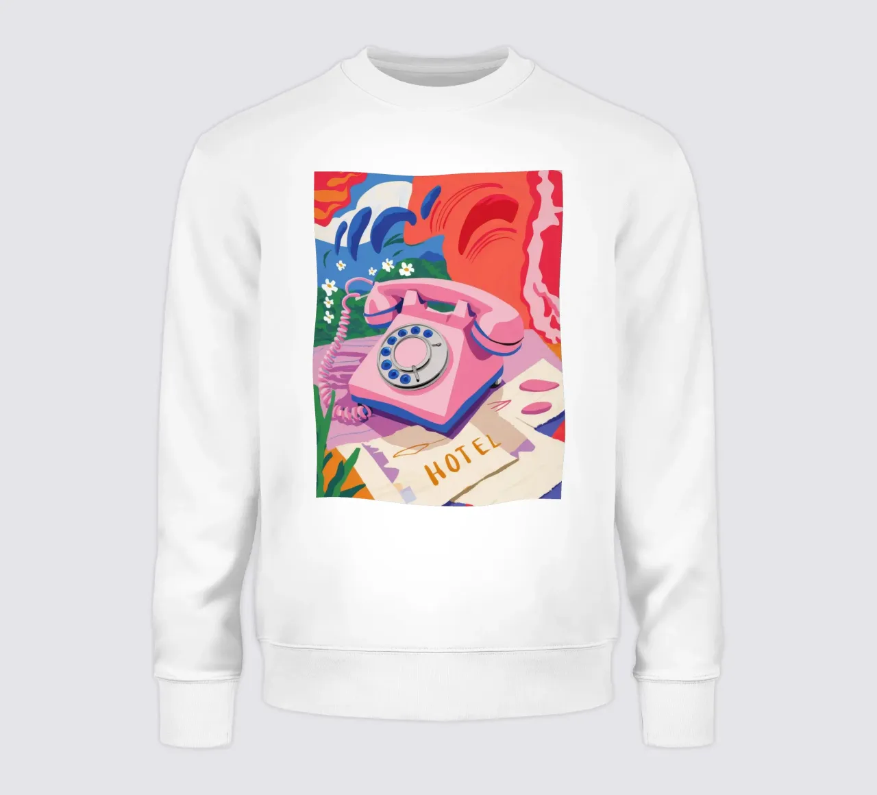 Nostalgia della nota rosa felpa da Aurora Muse