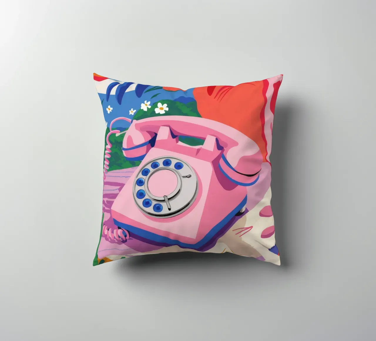 Nostalgia della nota rosa cuscino da Aurora Muse