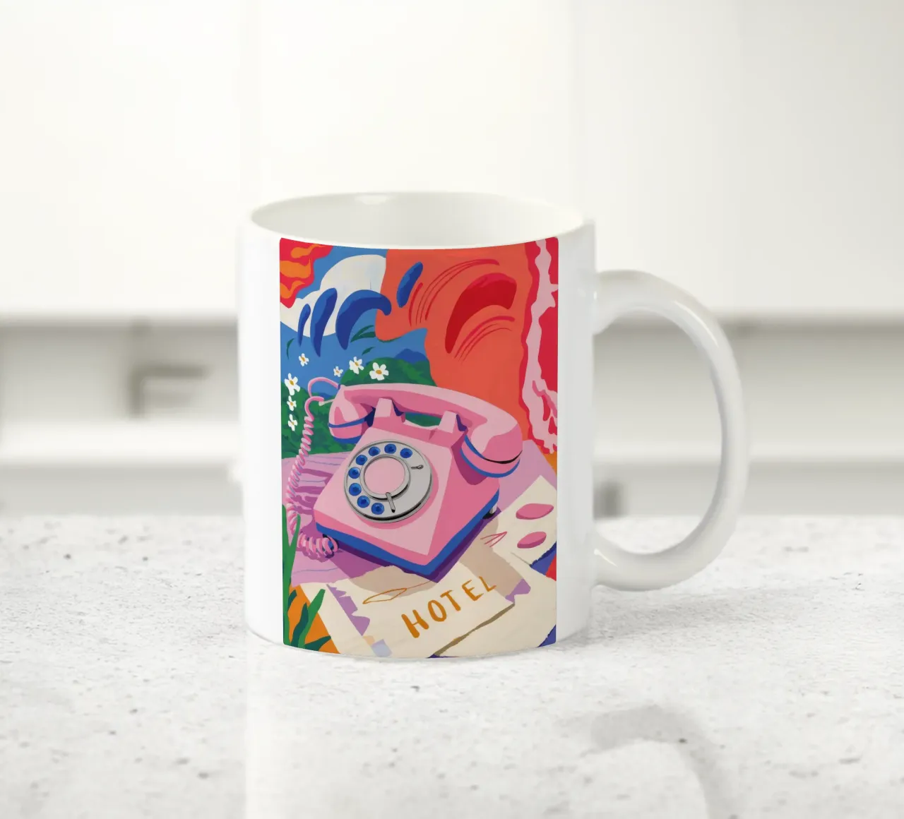 Nostalgia della nota rosa tazza in ceramica da Aurora Muse