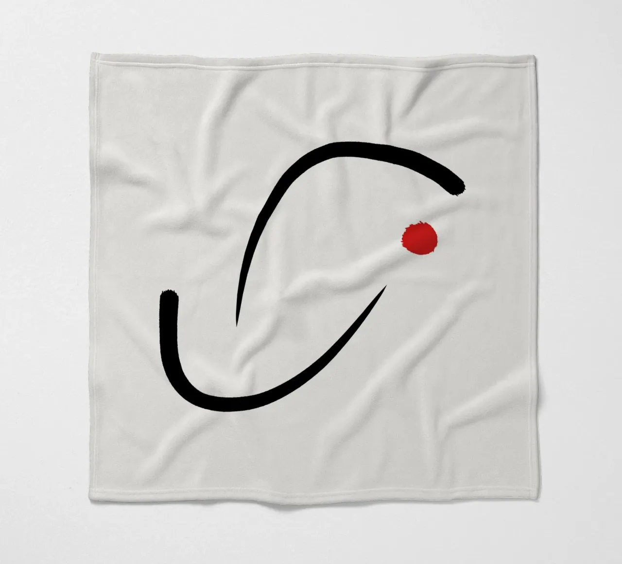 Japandi minimalist artwork III coperta in pile da Imaginative