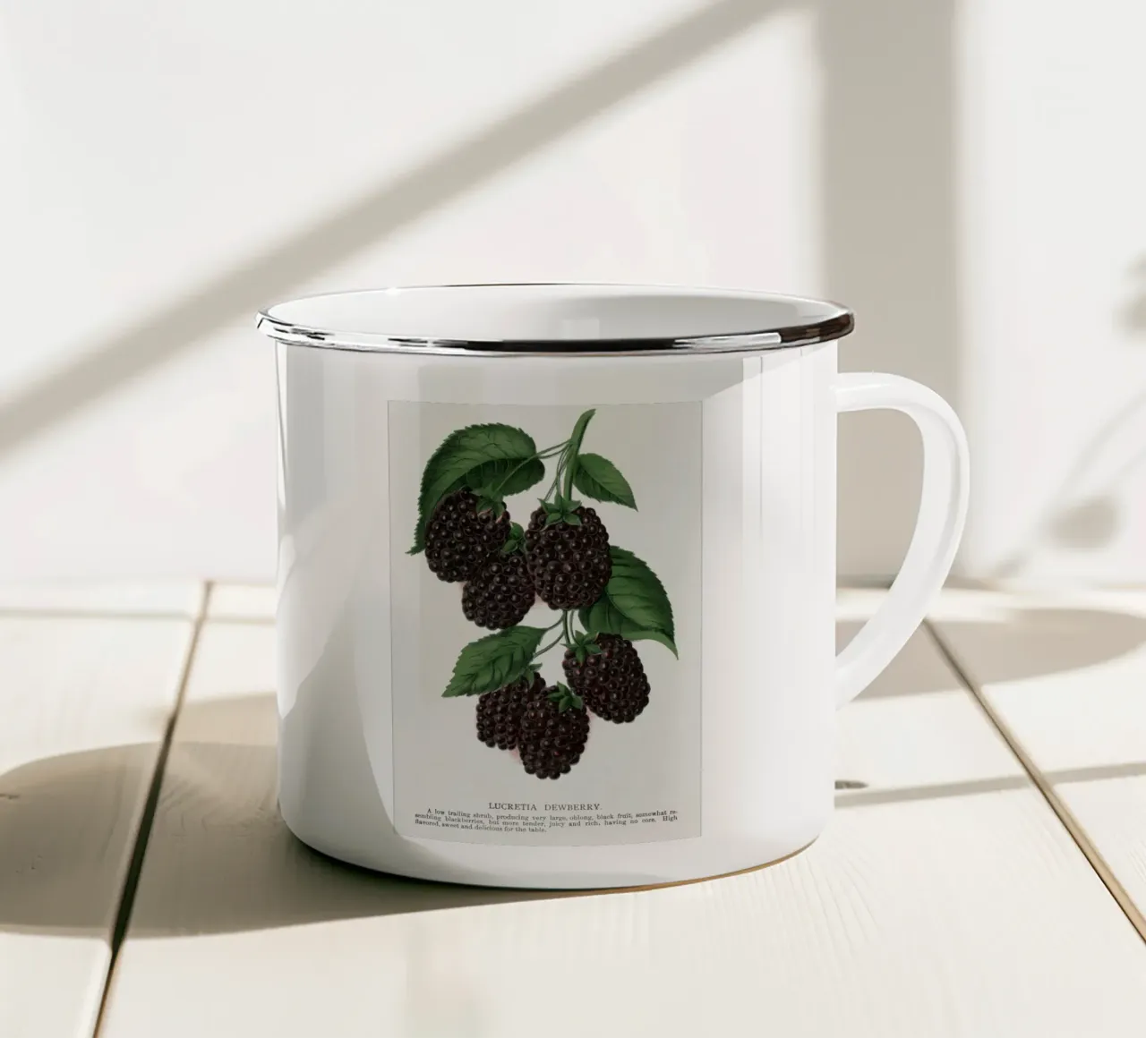 Lucretia Dewberry tazza in smalto da vintageshop