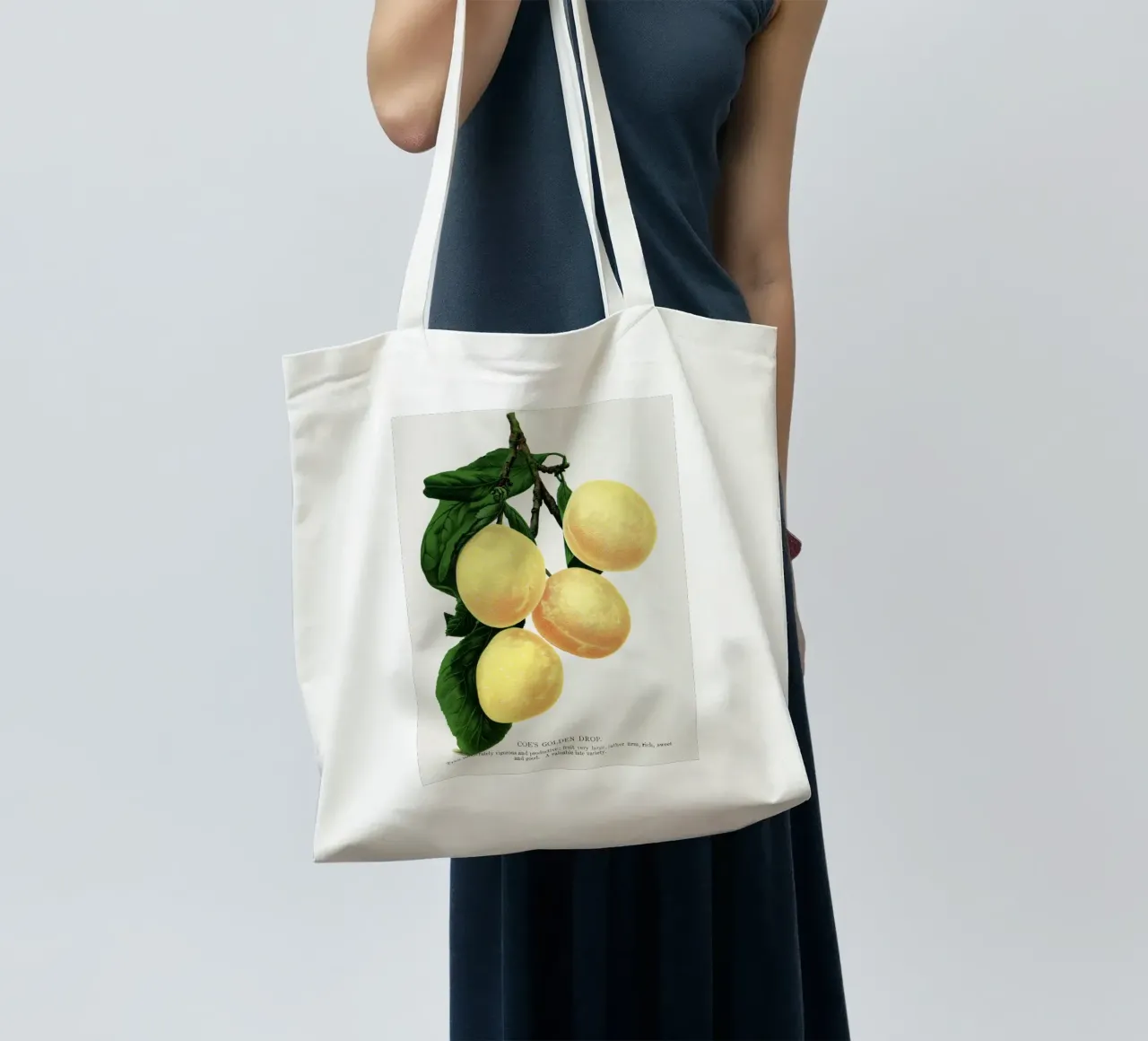 Coe's Golden Drop plum borsa in juta da vintageshop