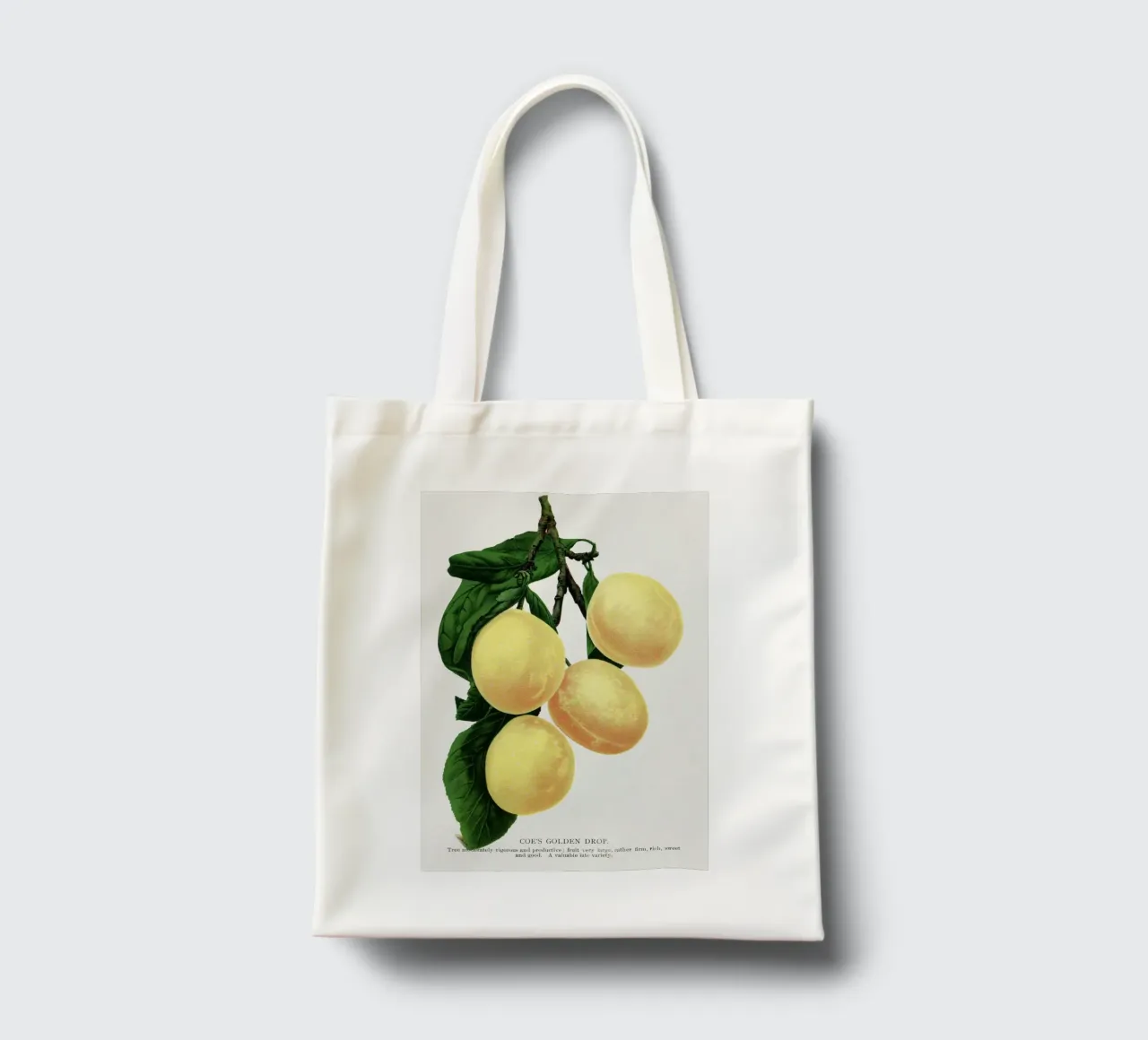 Coe's Golden Drop plum borsa in juta da vintageshop