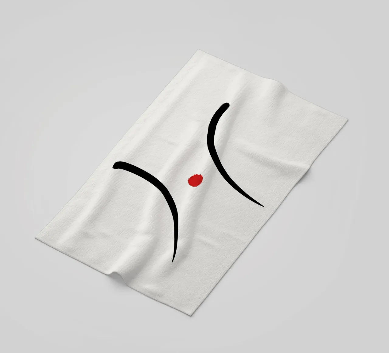 Japandi minimalist artwork IV telo mare da Imaginative
