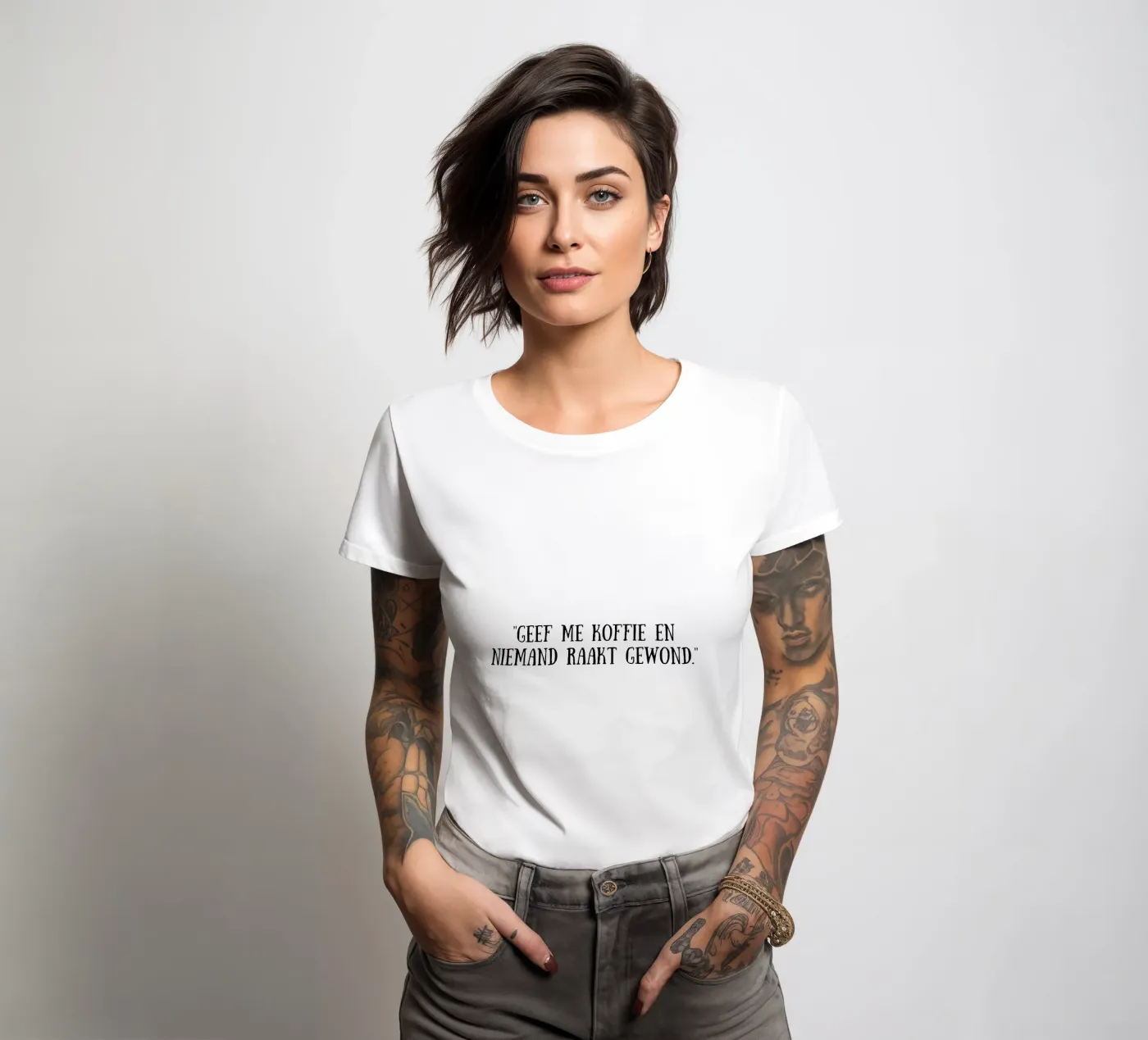 Caffè t-shirt da donna da Quotes of the day